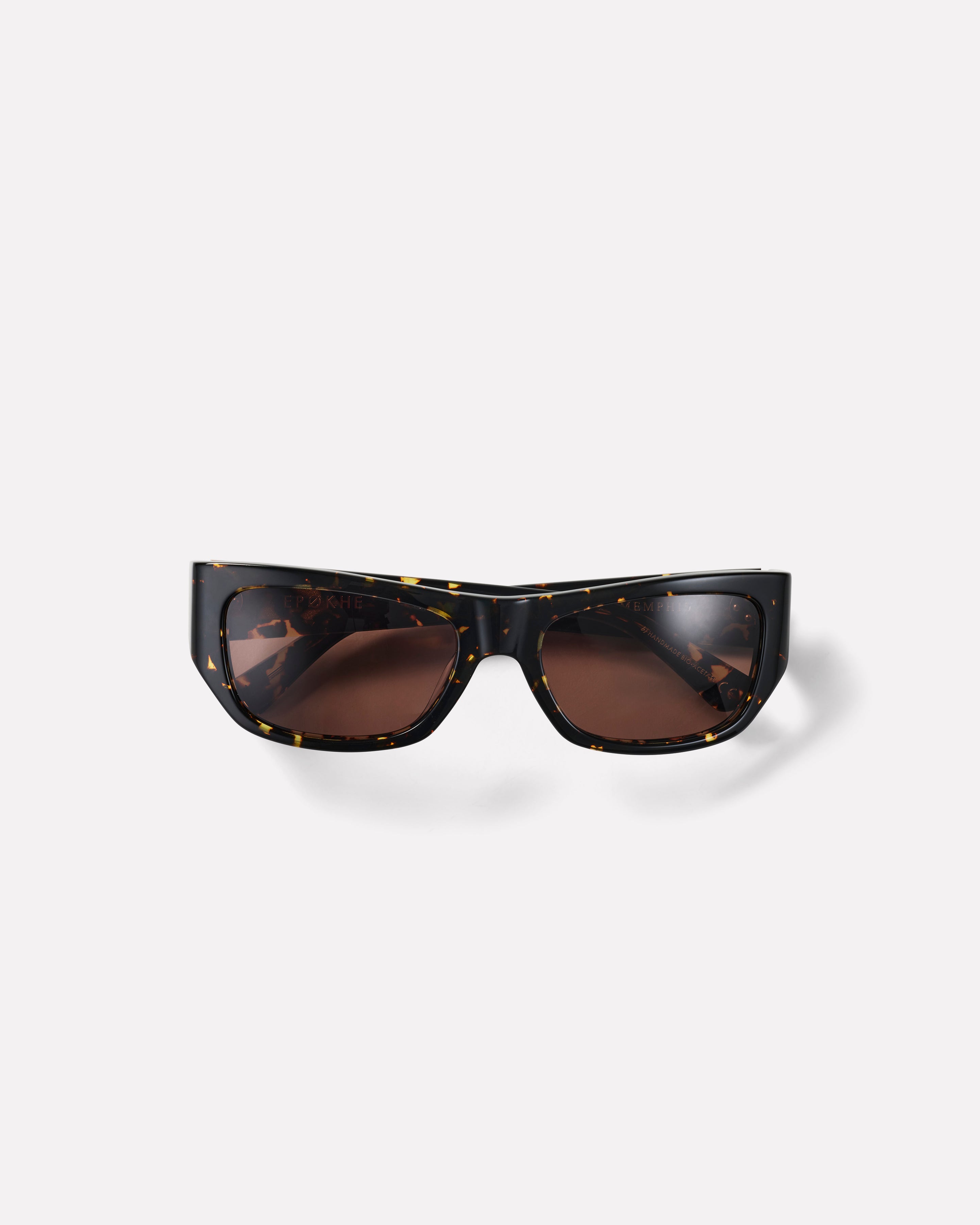 Memphis Sunglasses | Crystal Dark Tortoise / Bronze Polarized | Epokhe Eyewear