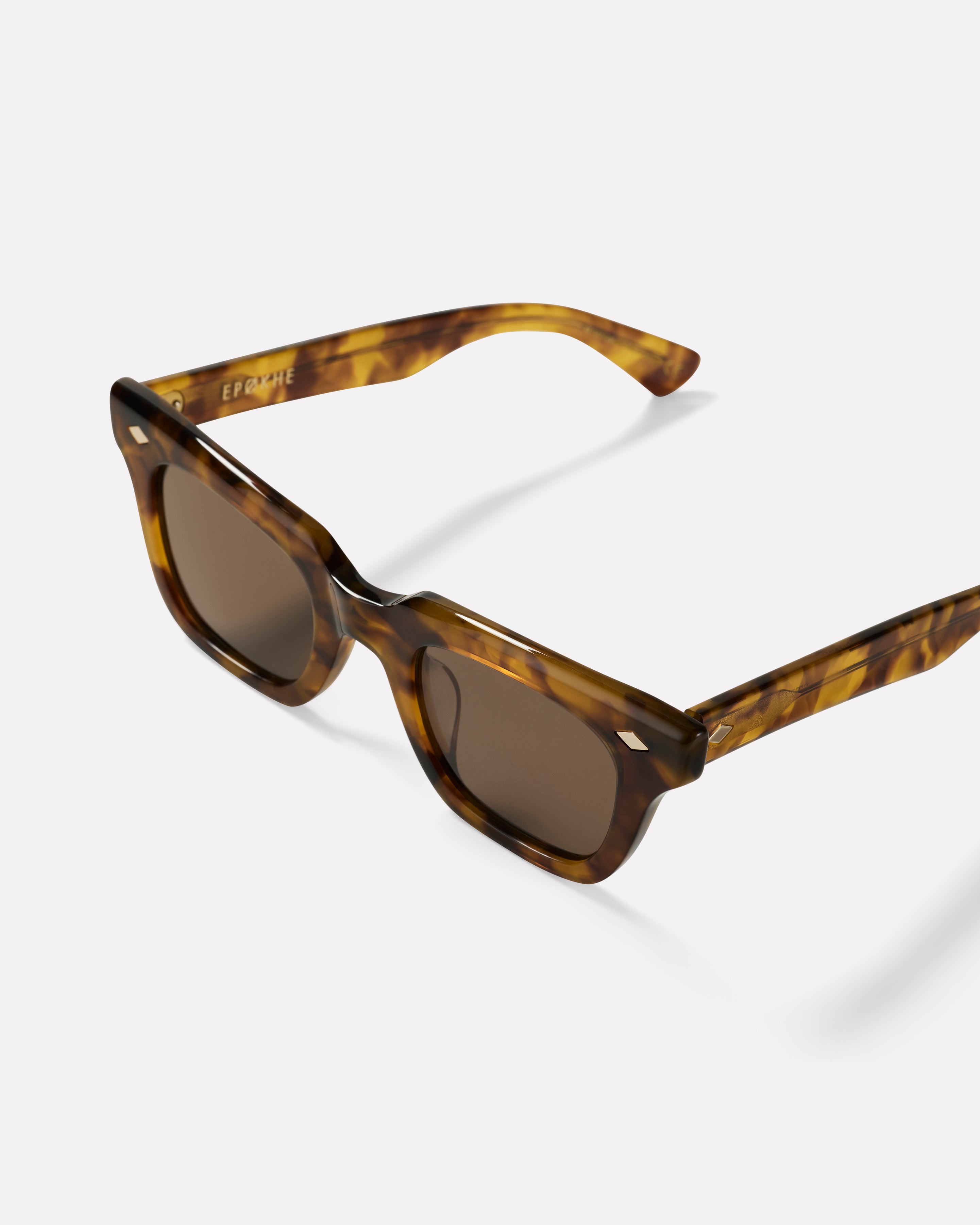 Stereo Sunglasses | Light Tortoise Polished / Bronze Polarized | Epokhe