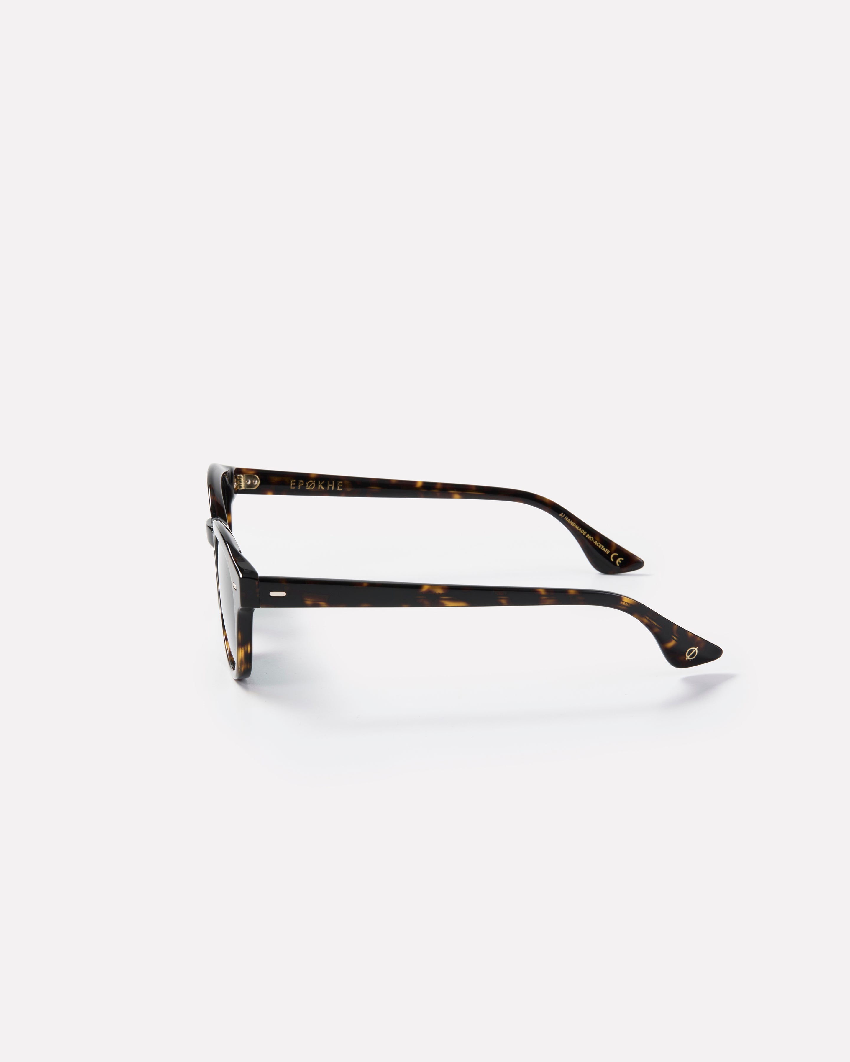 Coil Sunglasses | Dark Tortoise Polished / Green Polarized | Epokhe Eyewear
