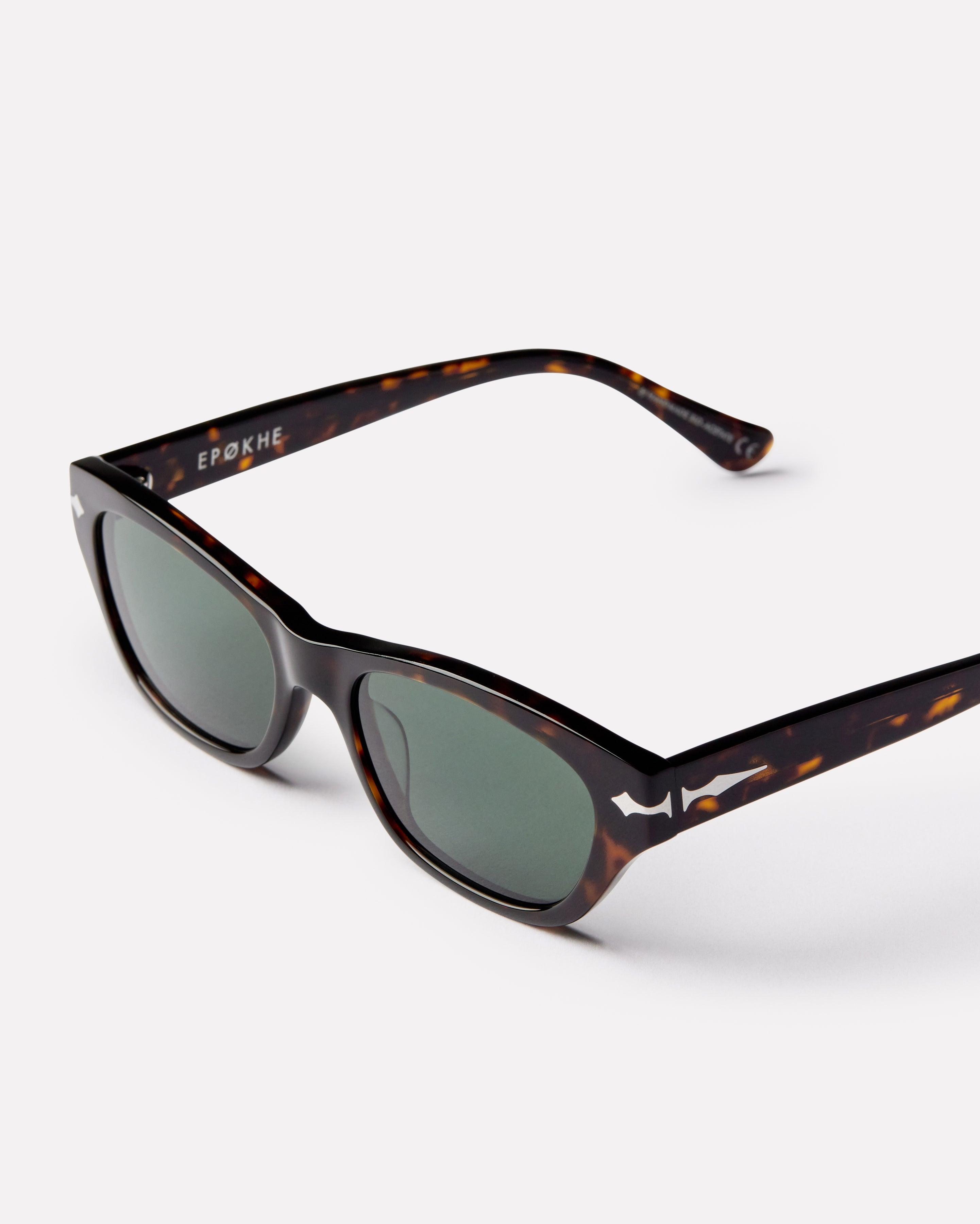 Frequency - Tortoise Polished / Green Polarized - Sunglasses - EPOKHE EYEWEAR