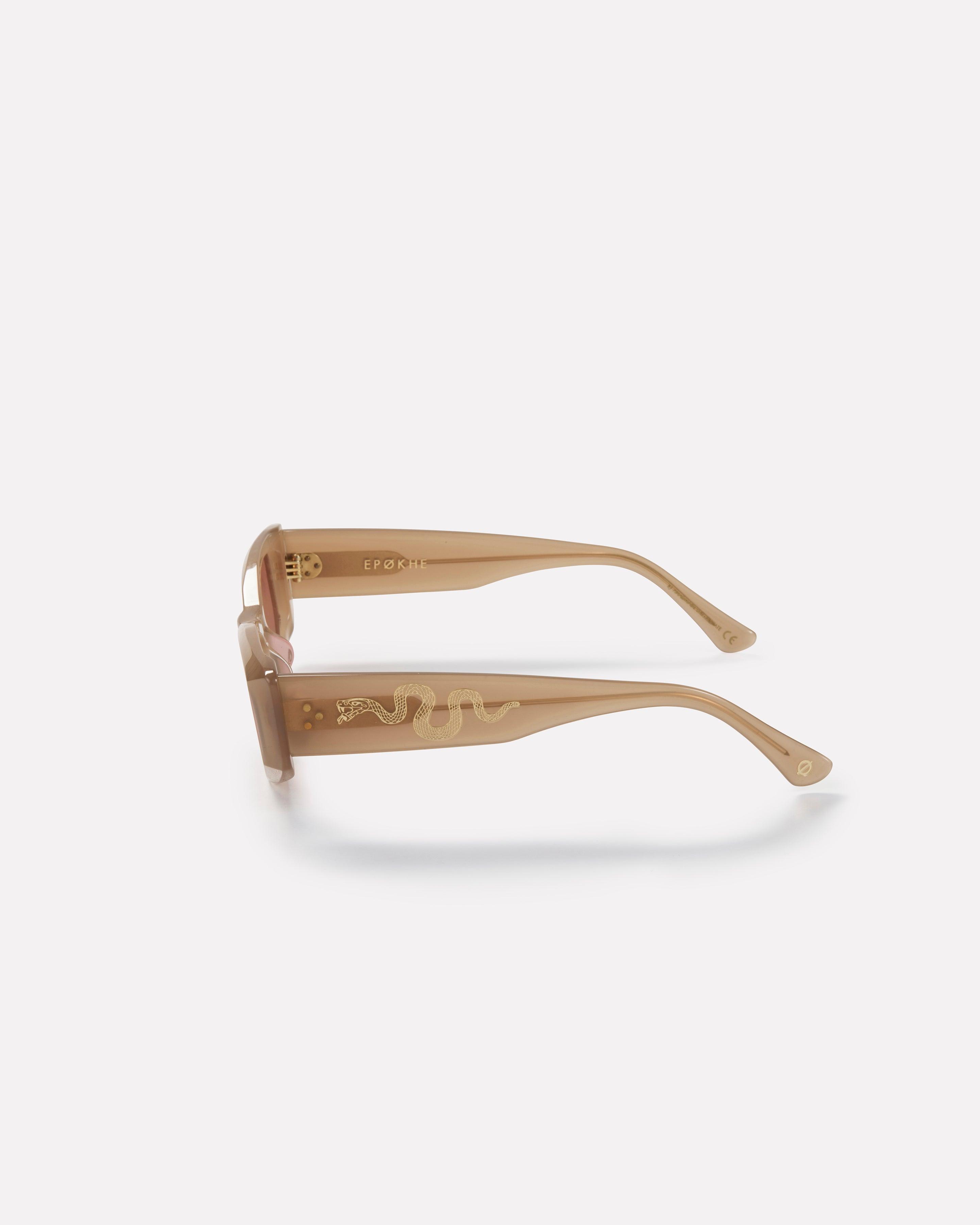 Guilty - Bone Polished / Amber - EPOKHE EYEWEAR Sunglasses #
