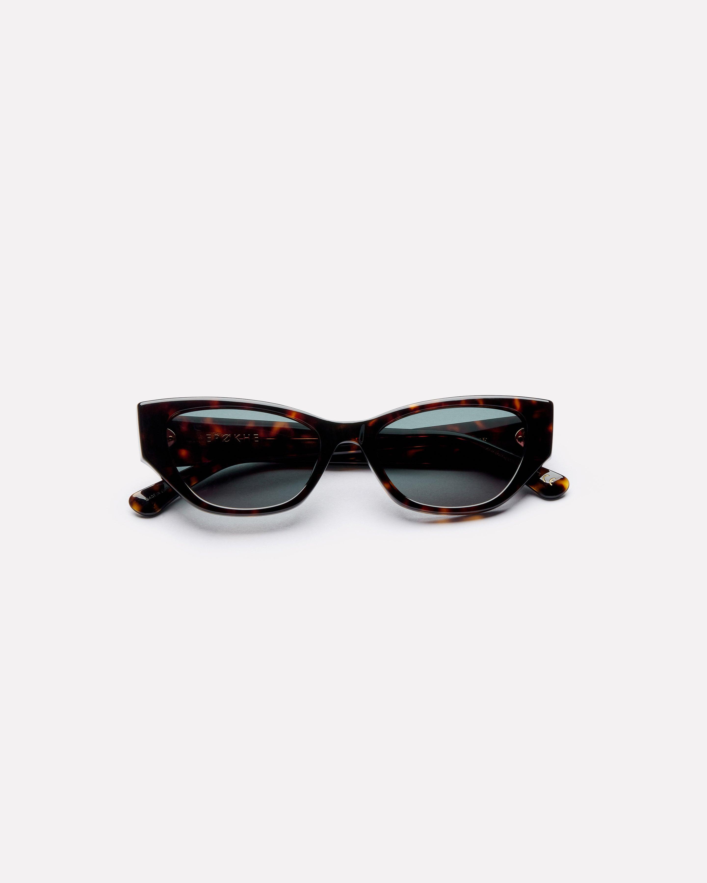 Reprise Sunglasses | Dark Tortoise Polished / Green | Epokhe Eyewear