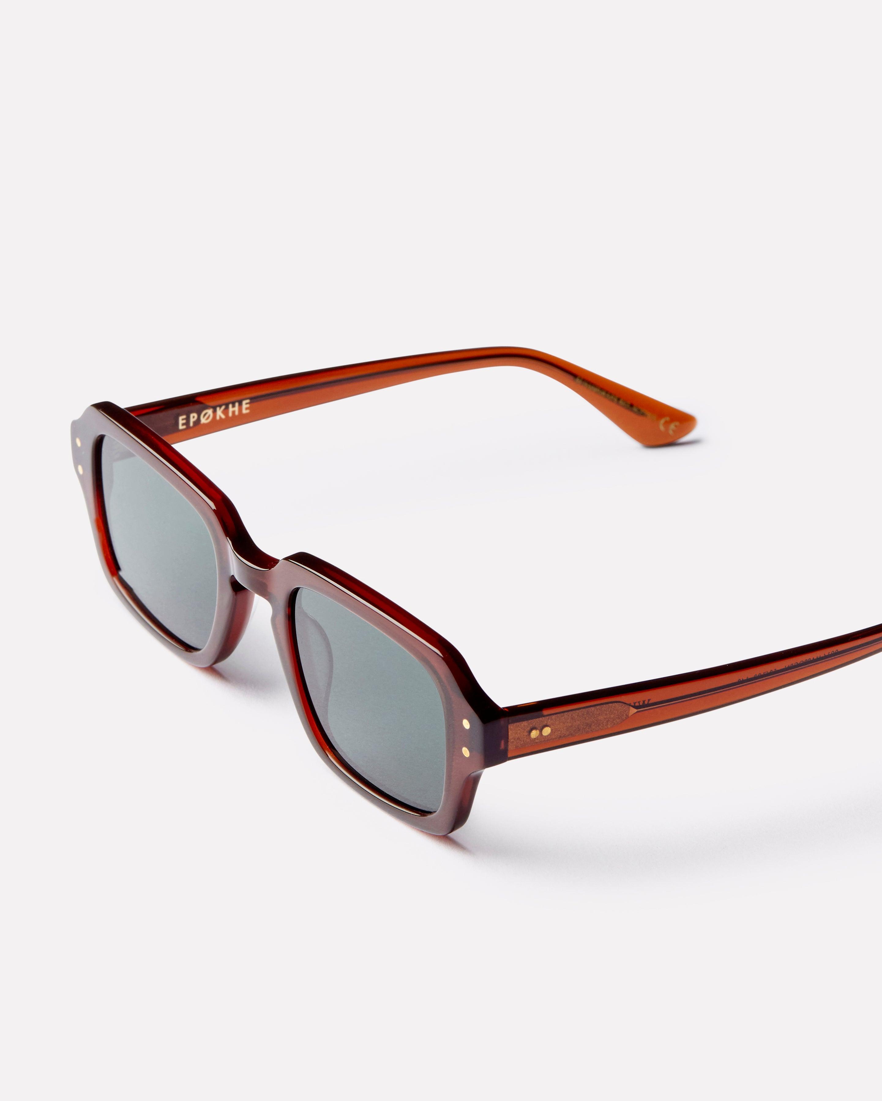 Wilson - Maple Polished / Green - Sunglasses - EPOKHE EYEWEAR