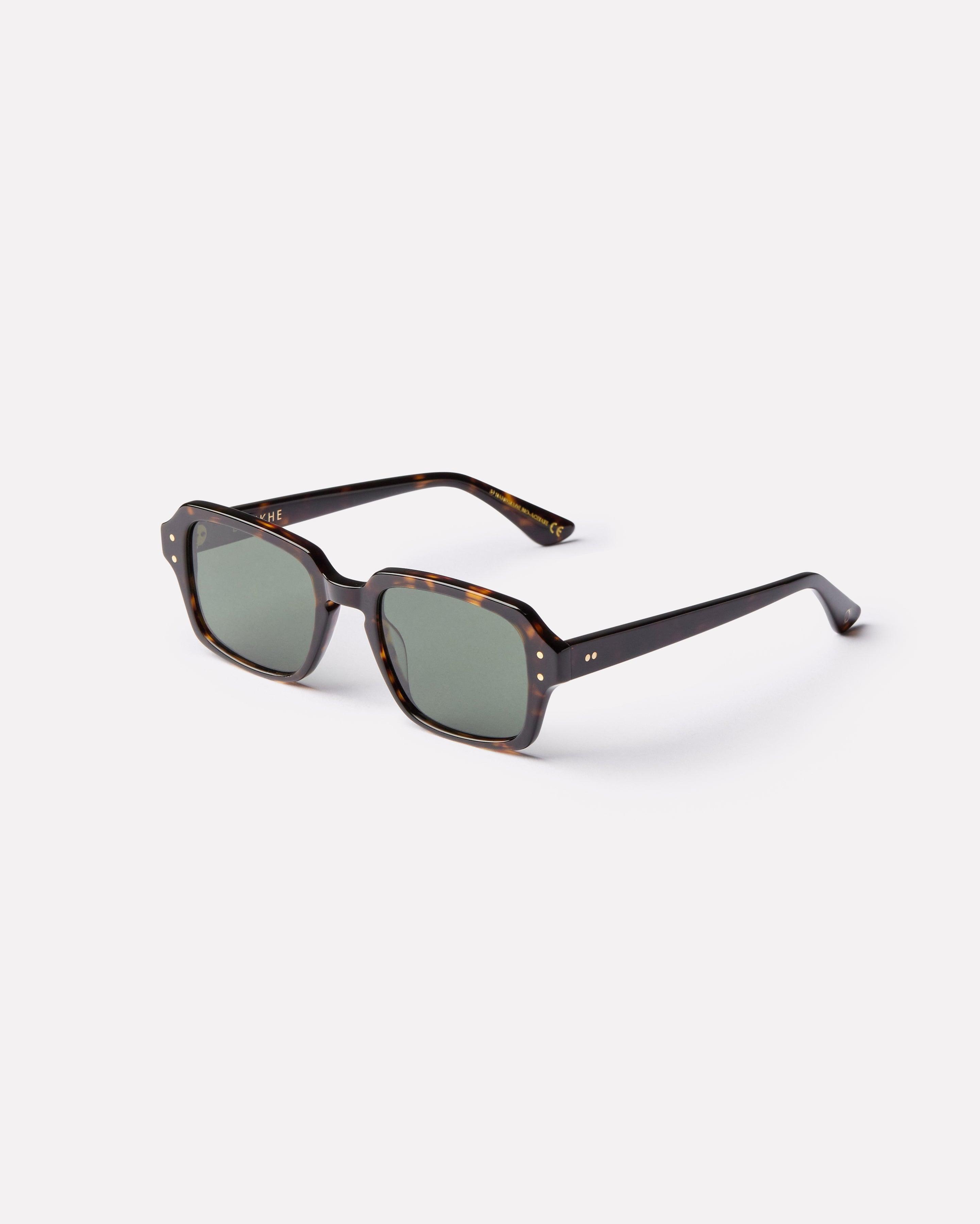 Wilson Sunglasses | Tortoise Polished / Green | Epokhe Eyewear