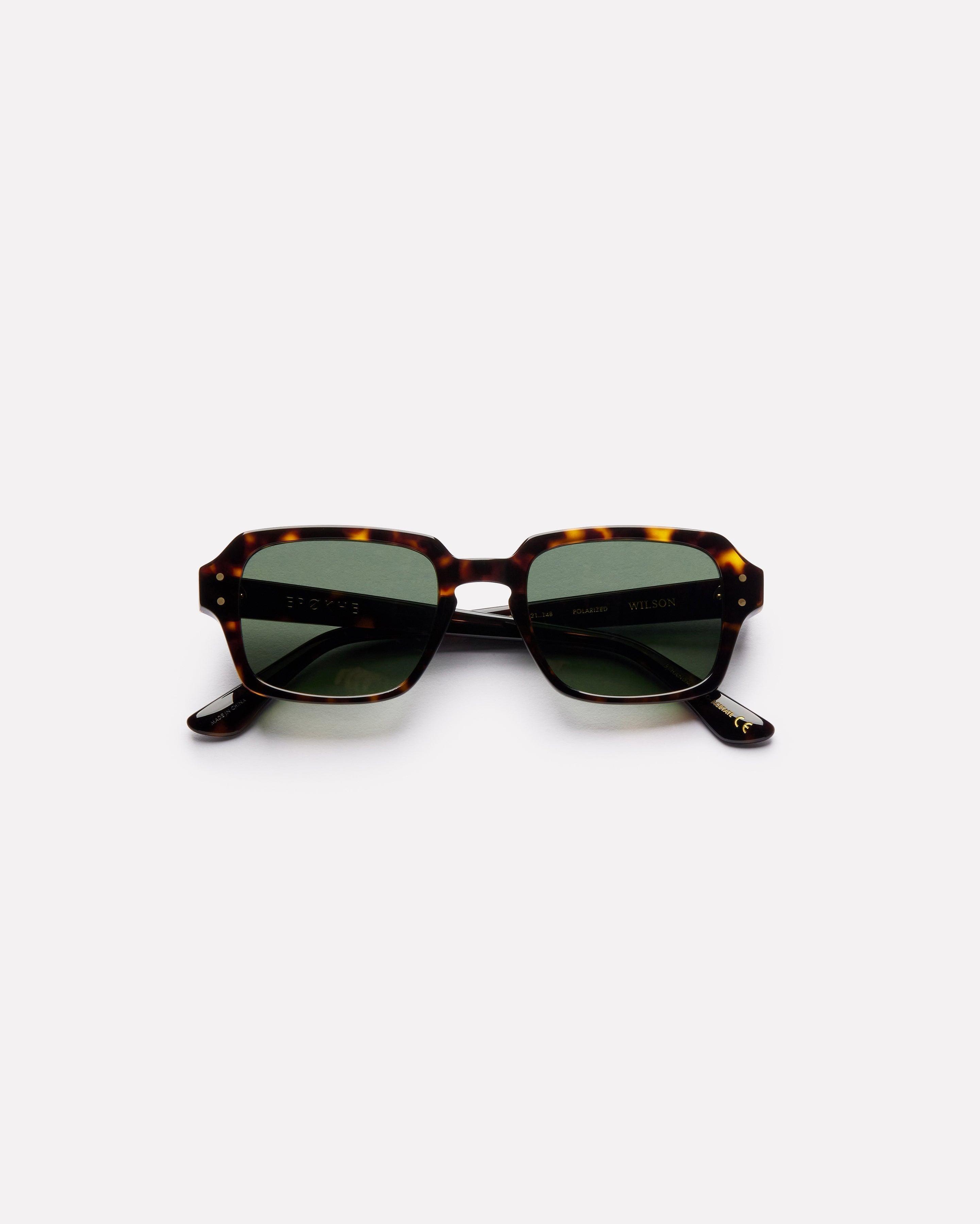 Wilson Sunglasses | Tortoise Polished / Green | Epokhe Eyewear