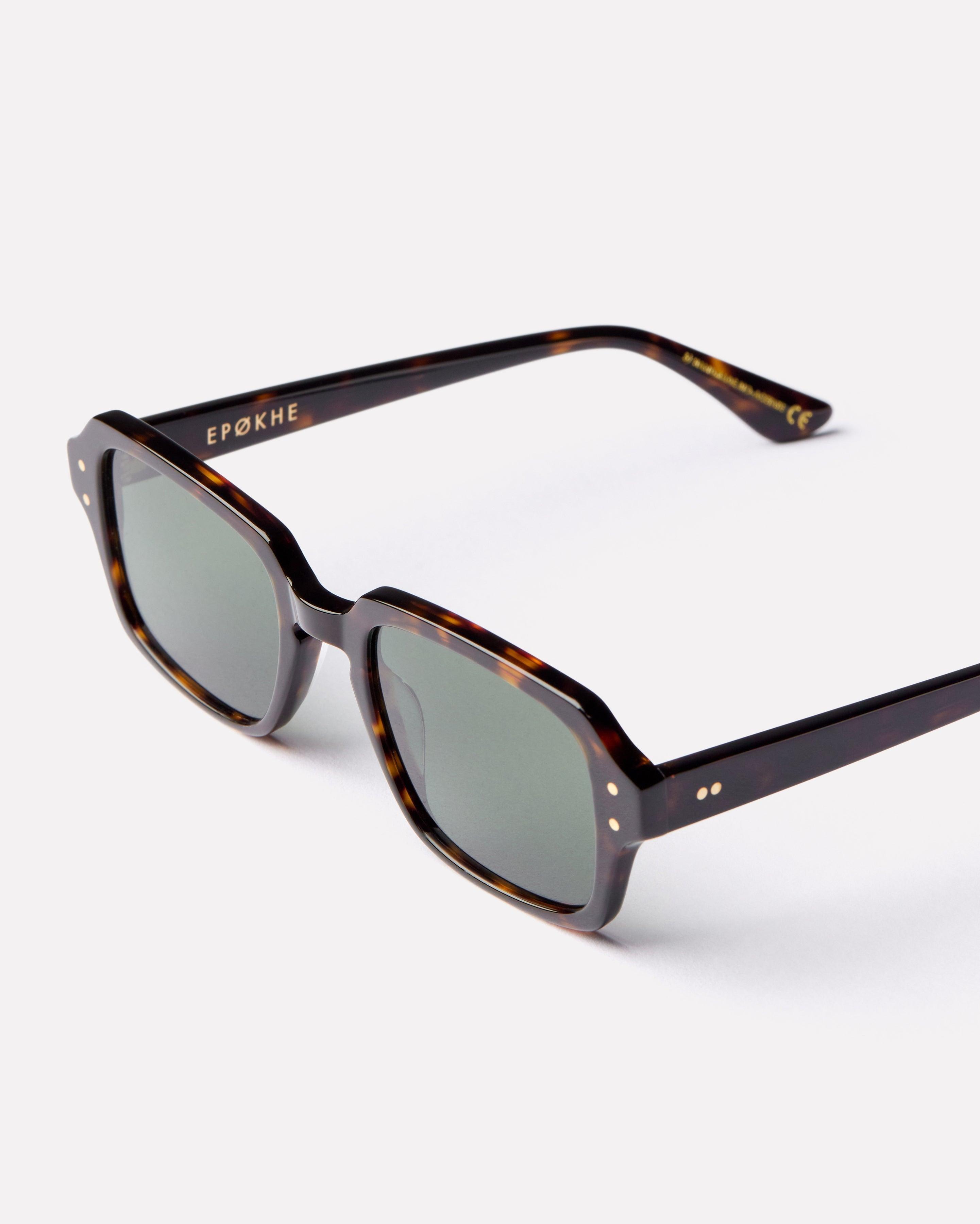 Wilson Sunglasses | Tortoise Polished / Green | Epokhe Eyewear