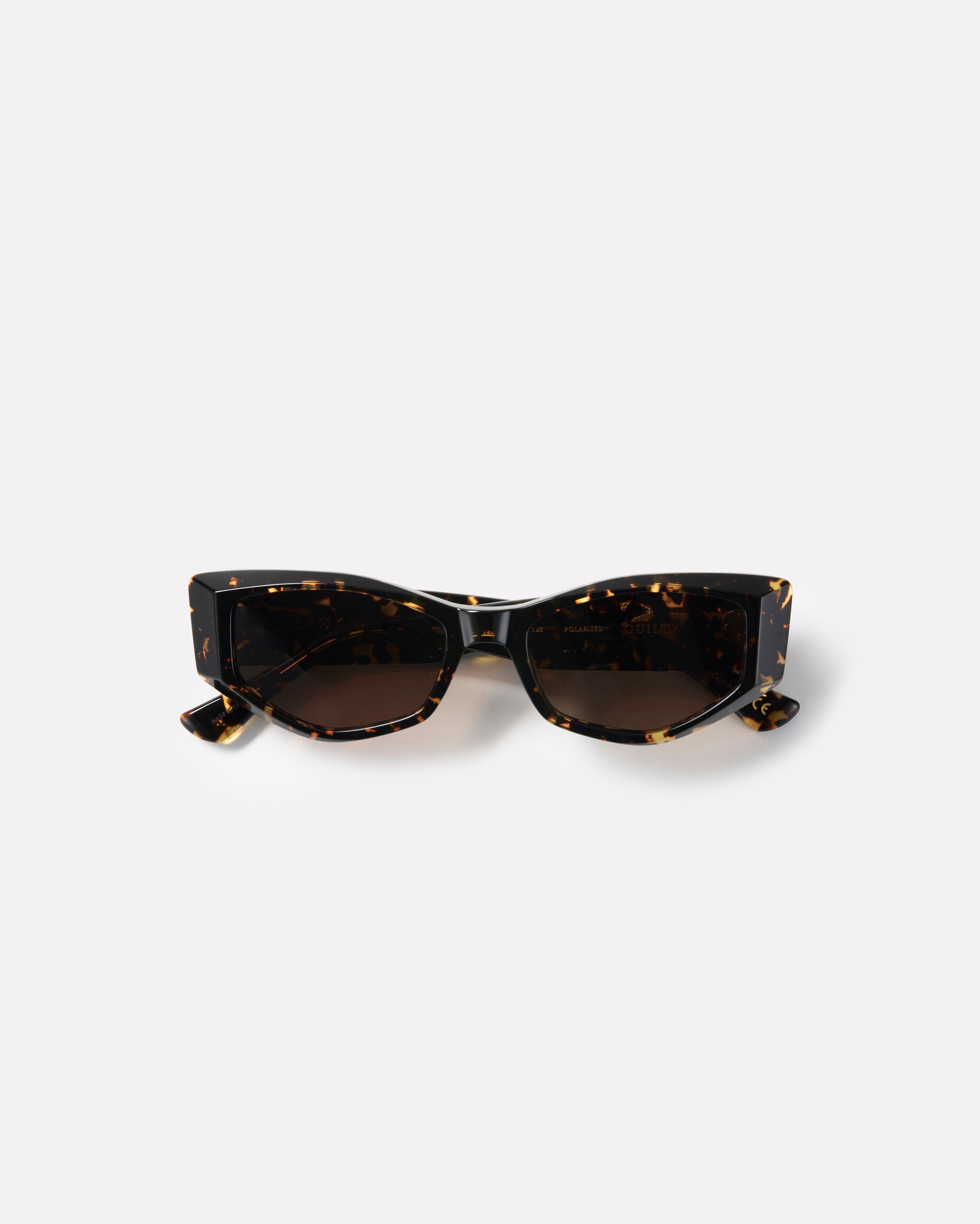 Guilty - Crystal Dark Tortoise Polished / Brown Polarized - Sunglasses - EPOKHE EYEWEAR