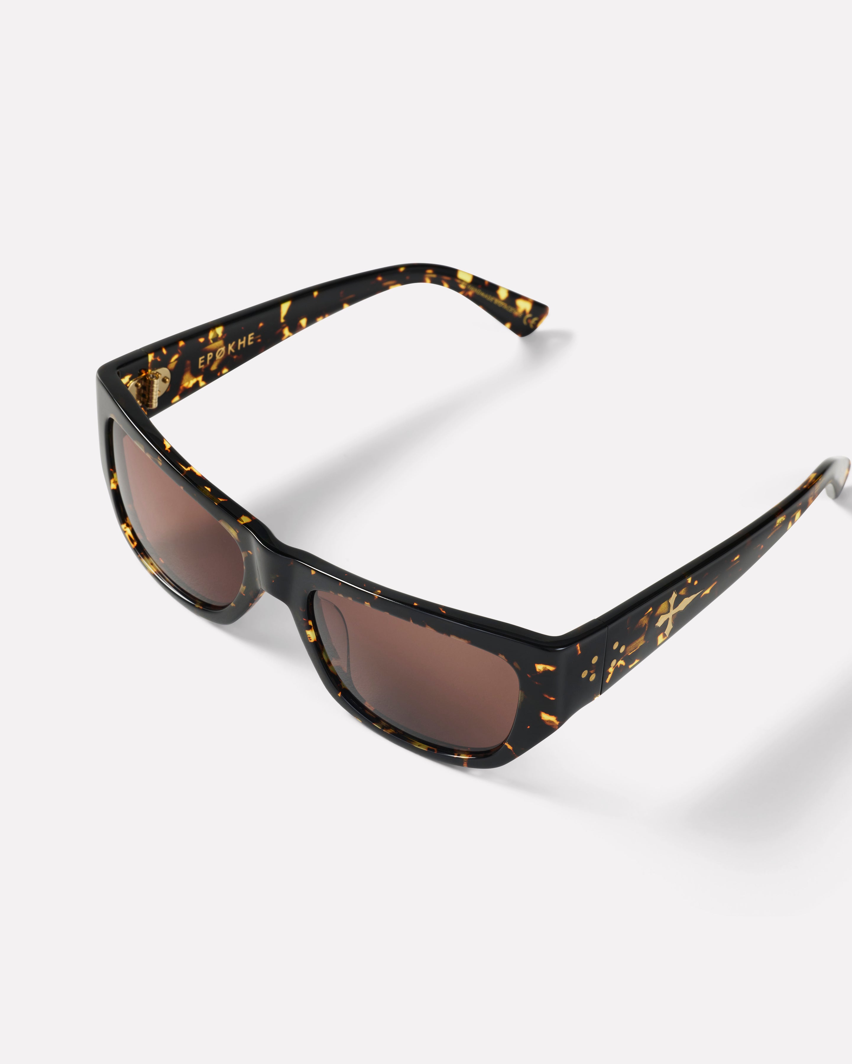 Memphis - Crystal Dark Tortoise Polished / Bronze