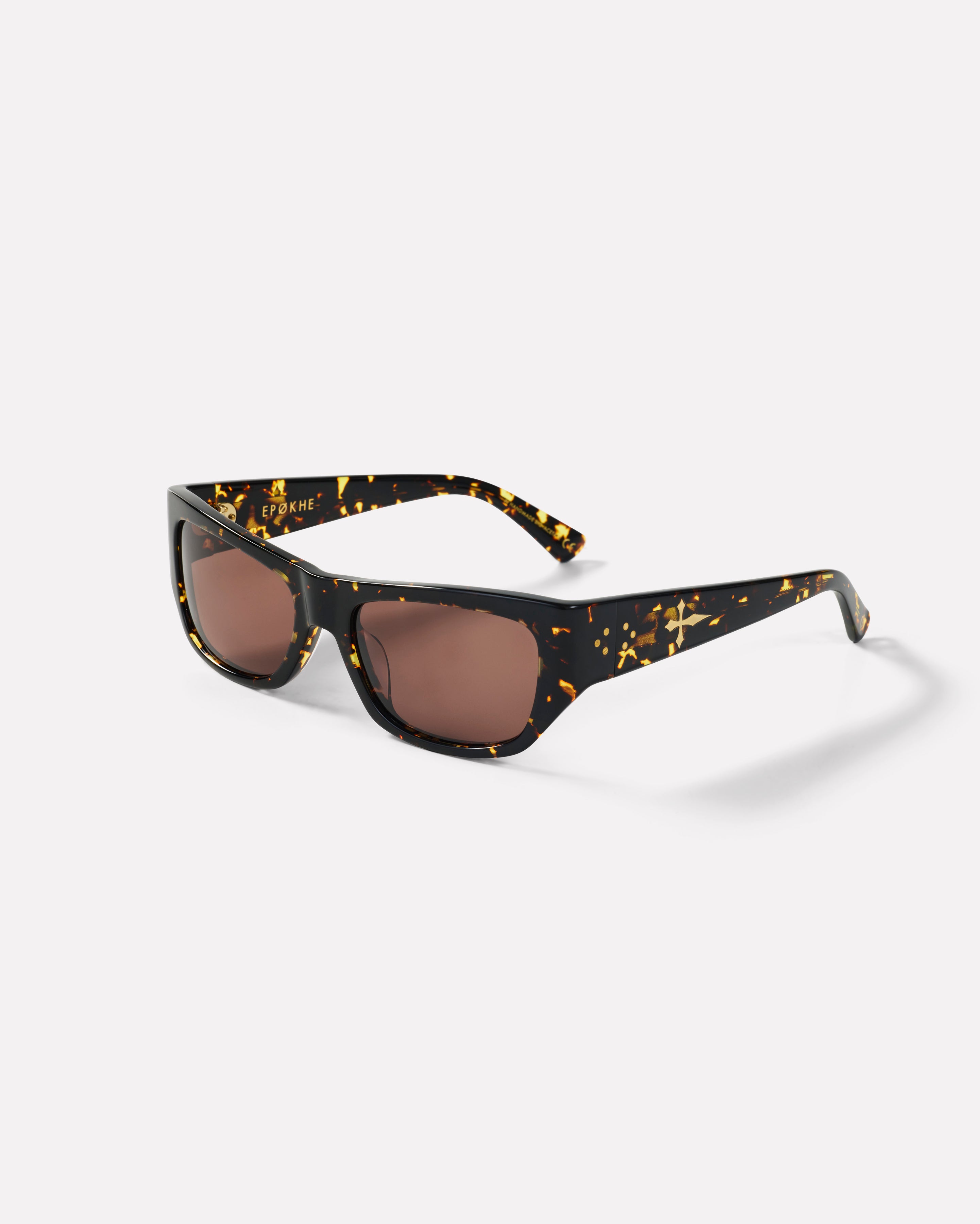 Memphis - Crystal Dark Tortoise Polished / Bronze