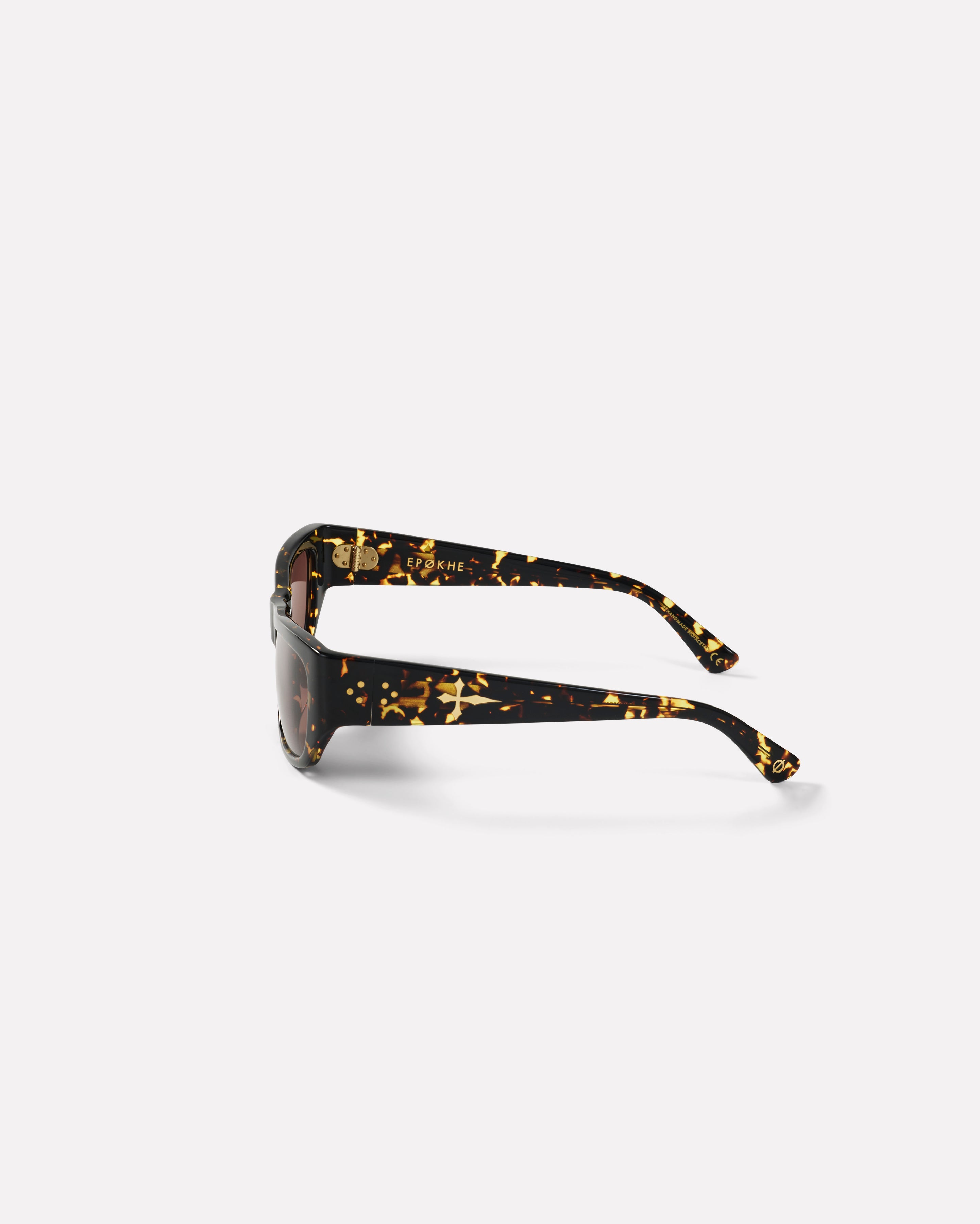 Memphis - Crystal Dark Tortoise Polished / Bronze