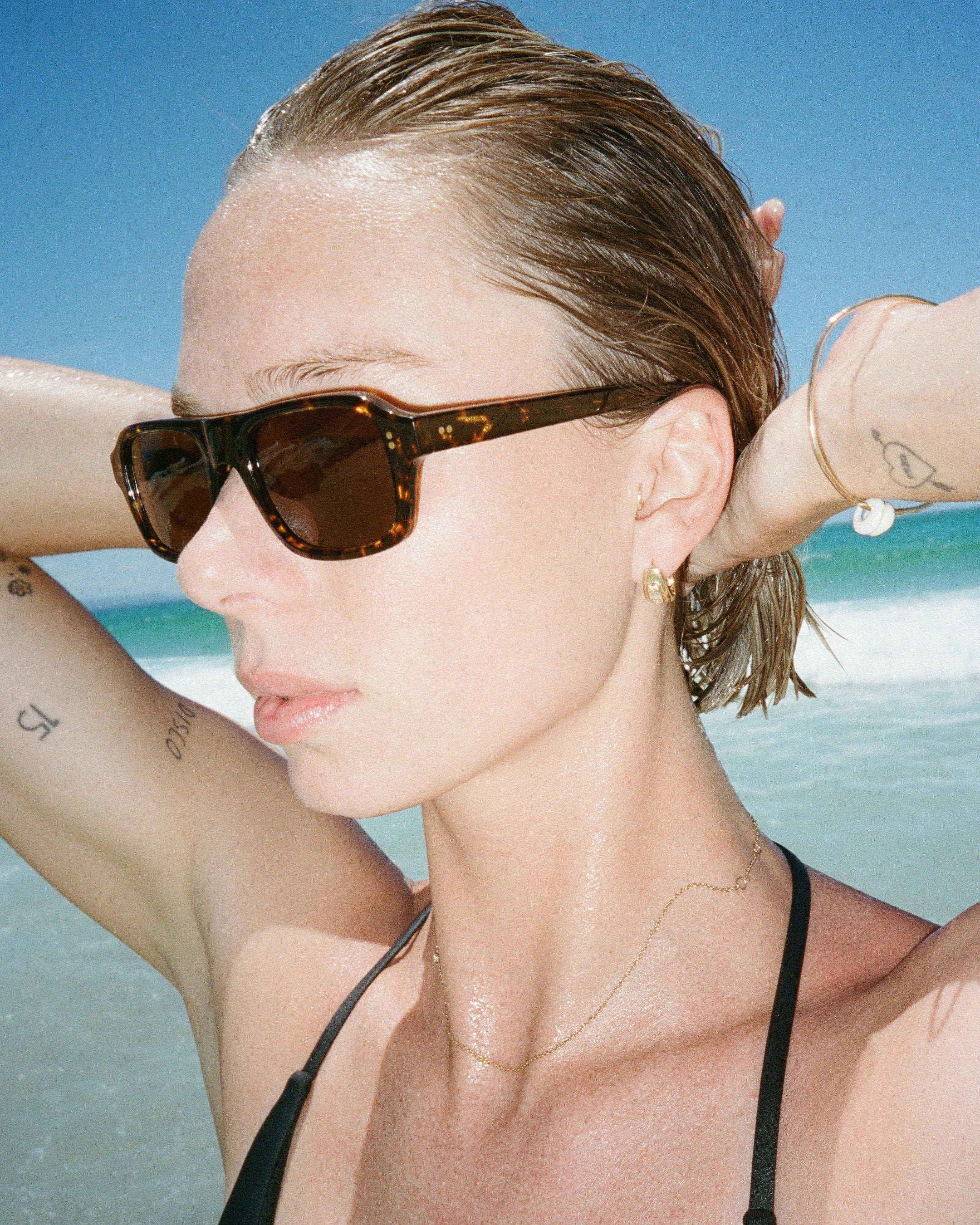 Mono Sunglasses | Crystal Dark Tortoise | Epokhe Eyewear