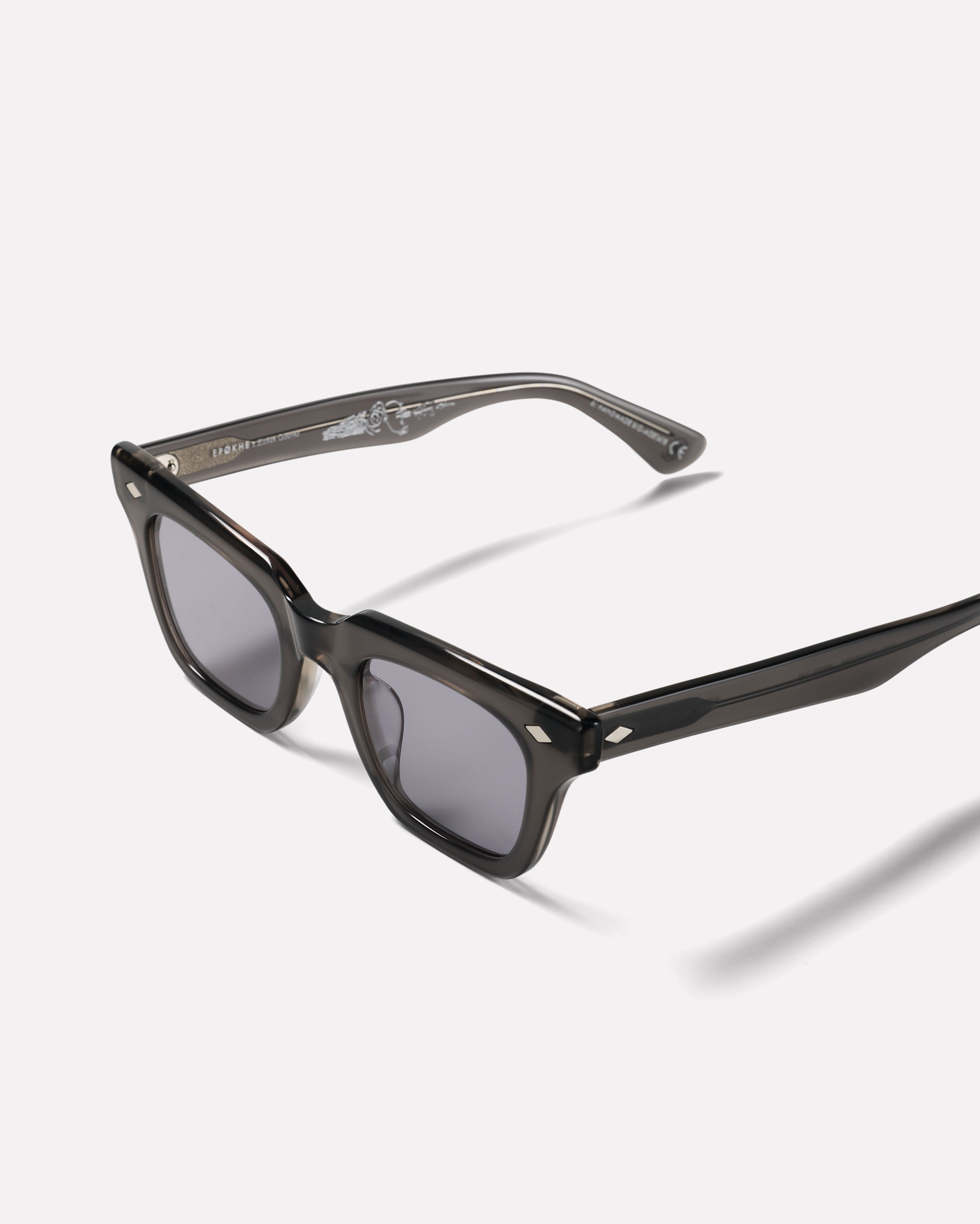 Stereo x Eithan Osborne Sunglasses | Iced Grey Polished / Grey | Epokhe Eyewear 