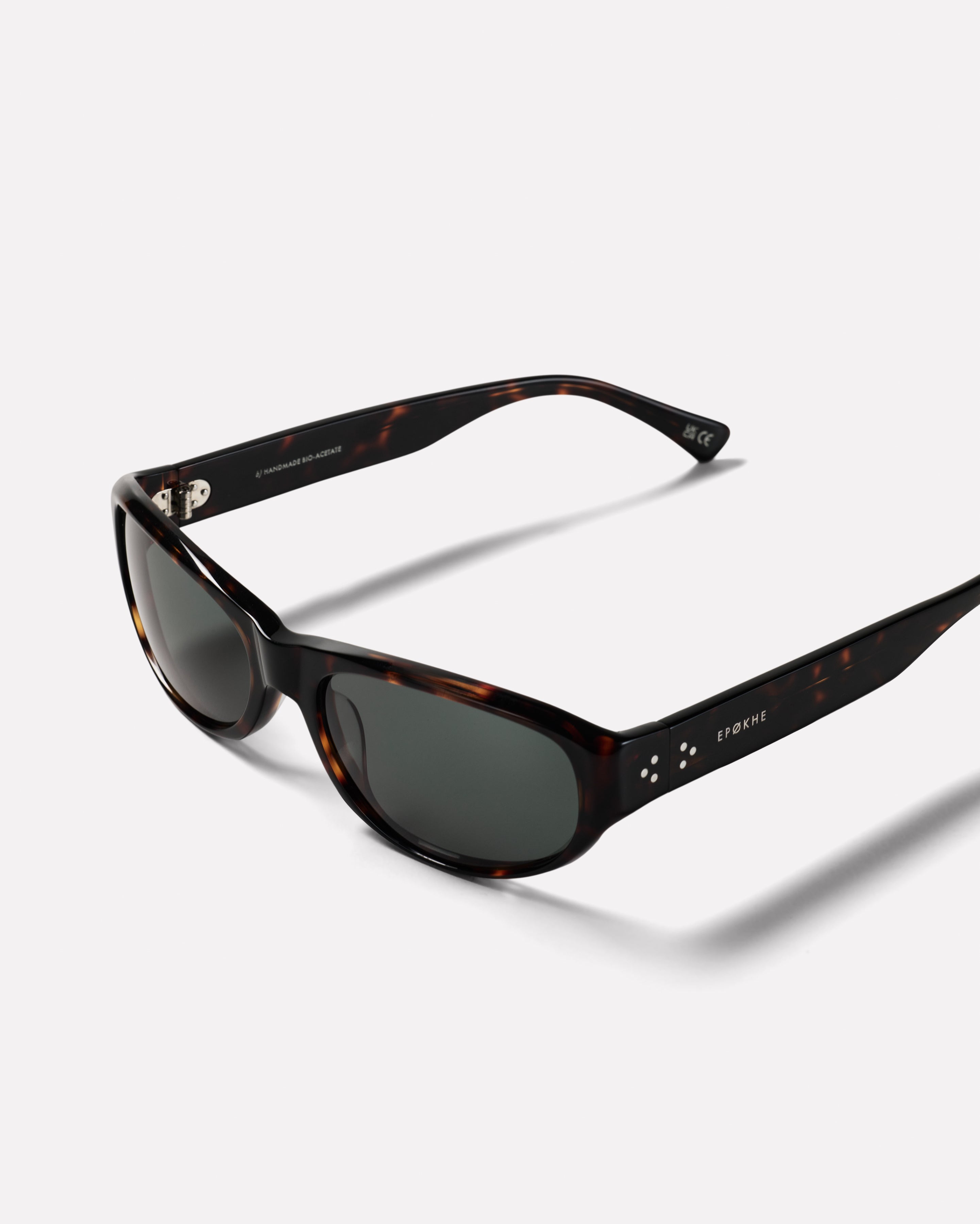 Dome Sunglasses | Tortoise / Green | Epokhe Eyewear 