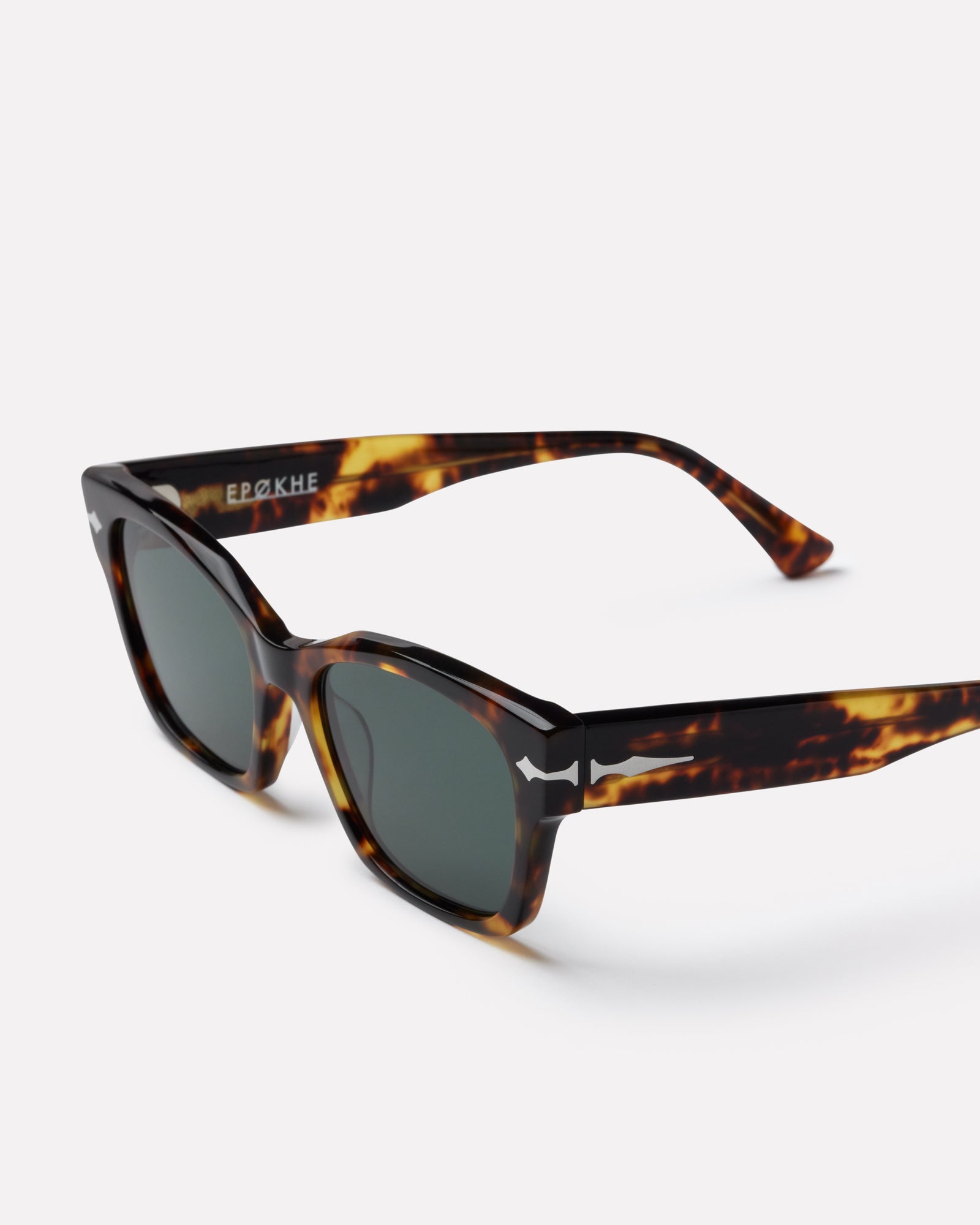 Desire - Tortoise Polished / Green - EPOKHE EYEWEAR Sunglasses #