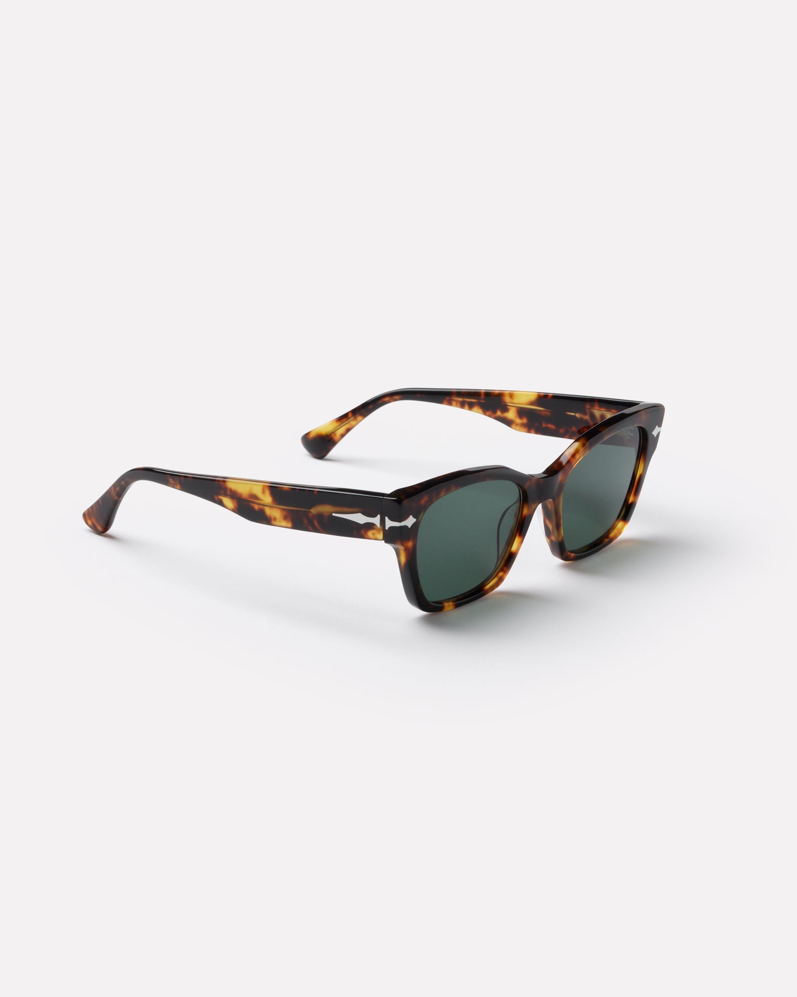 Desire - Tortoise Polished / Green - EPOKHE EYEWEAR Sunglasses #