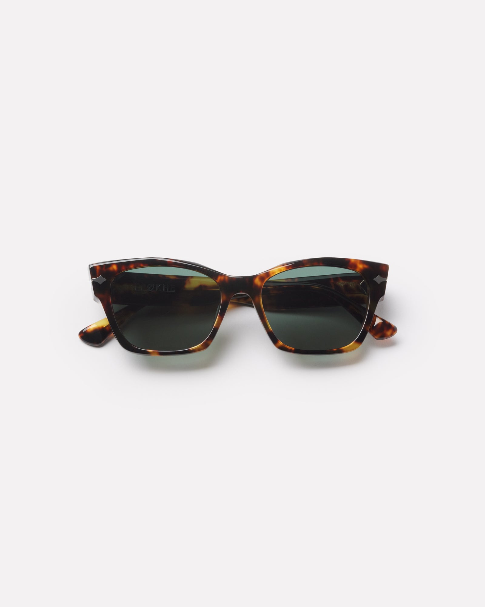 Desire - Tortoise Polished / Green - EPOKHE EYEWEAR Sunglasses #