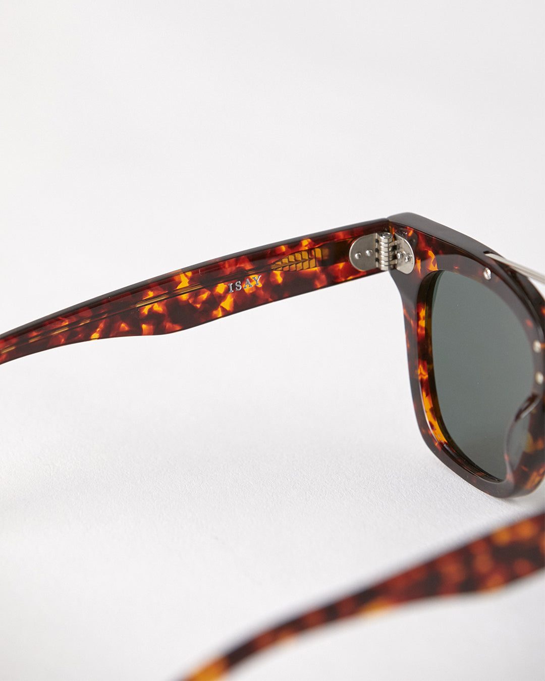 Isay - Tortoise Polished / Gold / Green - EPOKHE EYEWEAR Sunglasses #