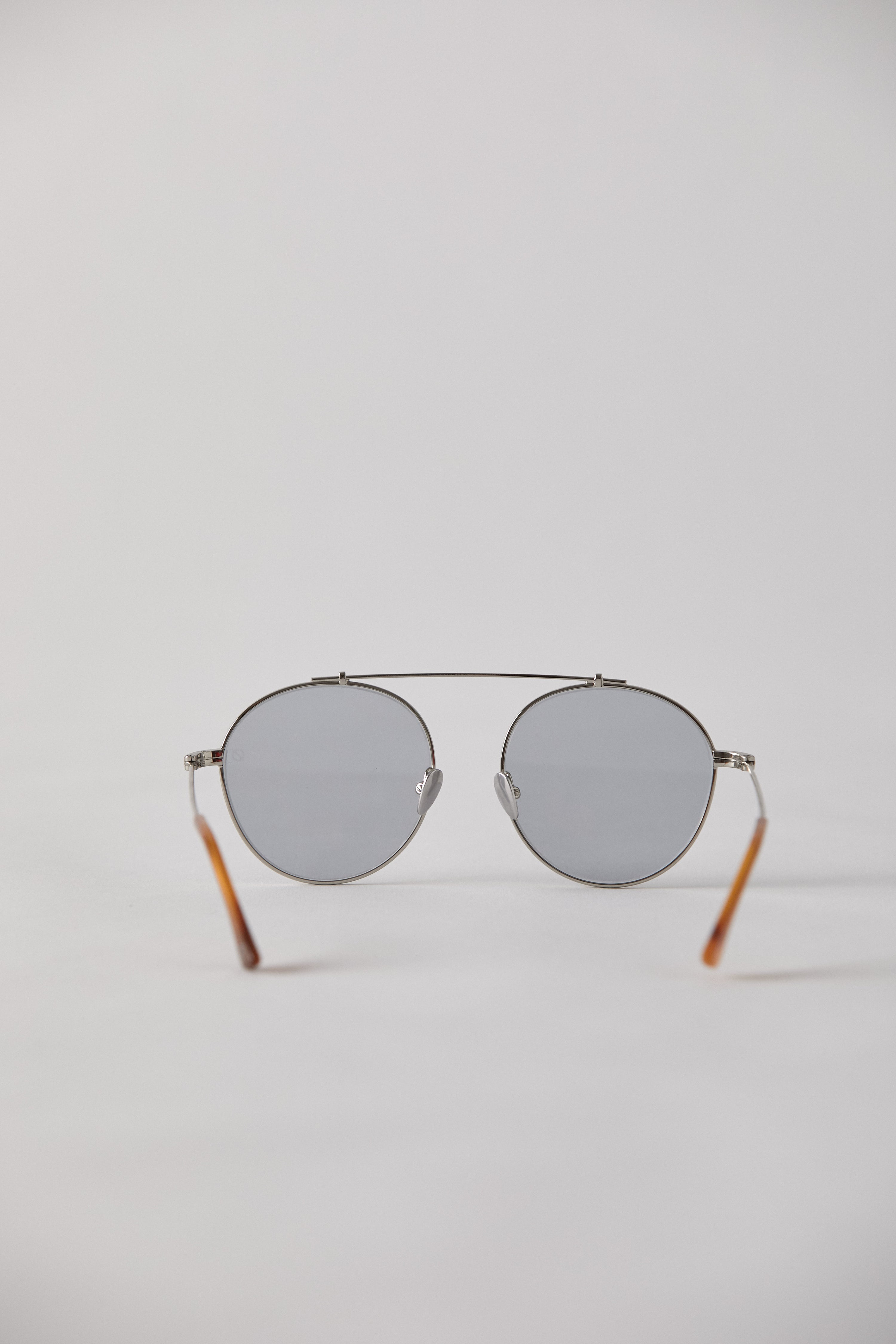 Xoa - Silver Polished / Light Grey - EPOKHE EYEWEAR Sunglasses #