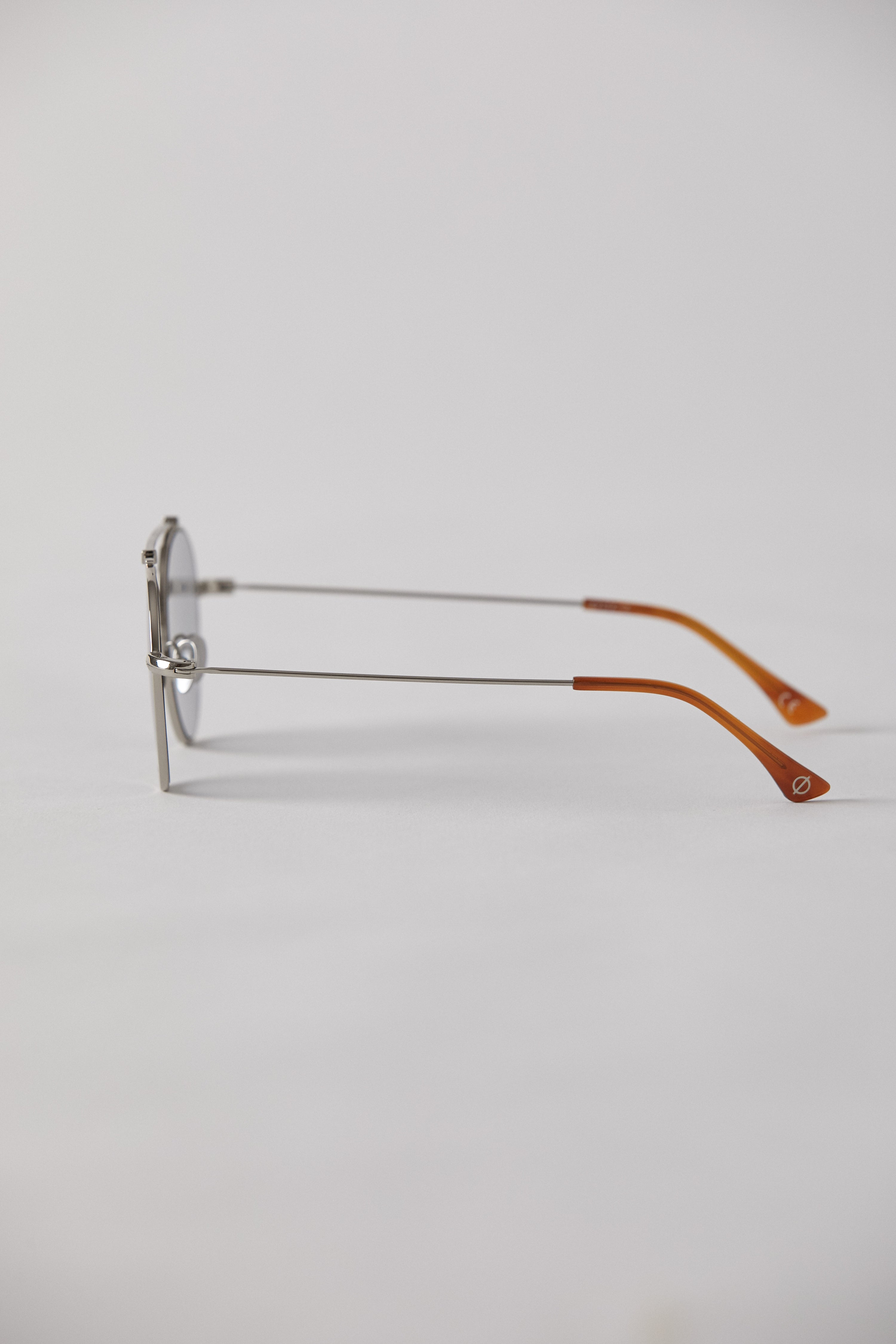Xoa - Silver Polished / Light Grey - EPOKHE EYEWEAR Sunglasses #