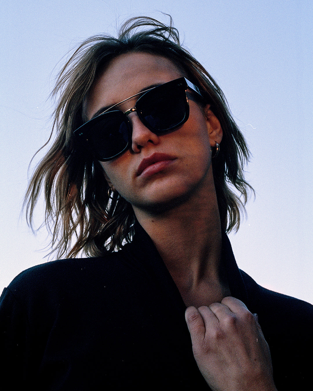 Isay - Black & Tortoise Gloss Split & Gold / Green - EPOKHE EYEWEAR Sunglasses #