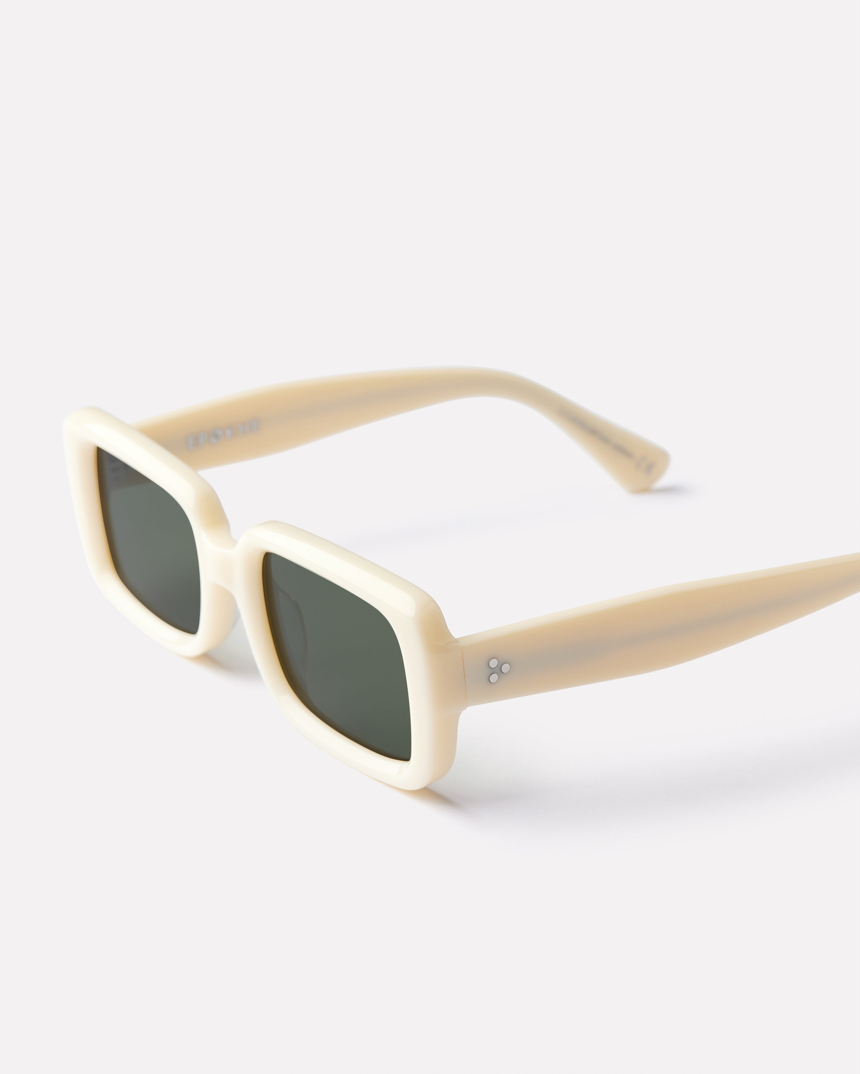 Dune - Ivory Polished / Grey - Sunglasses - EPOKHE EYEWEAR