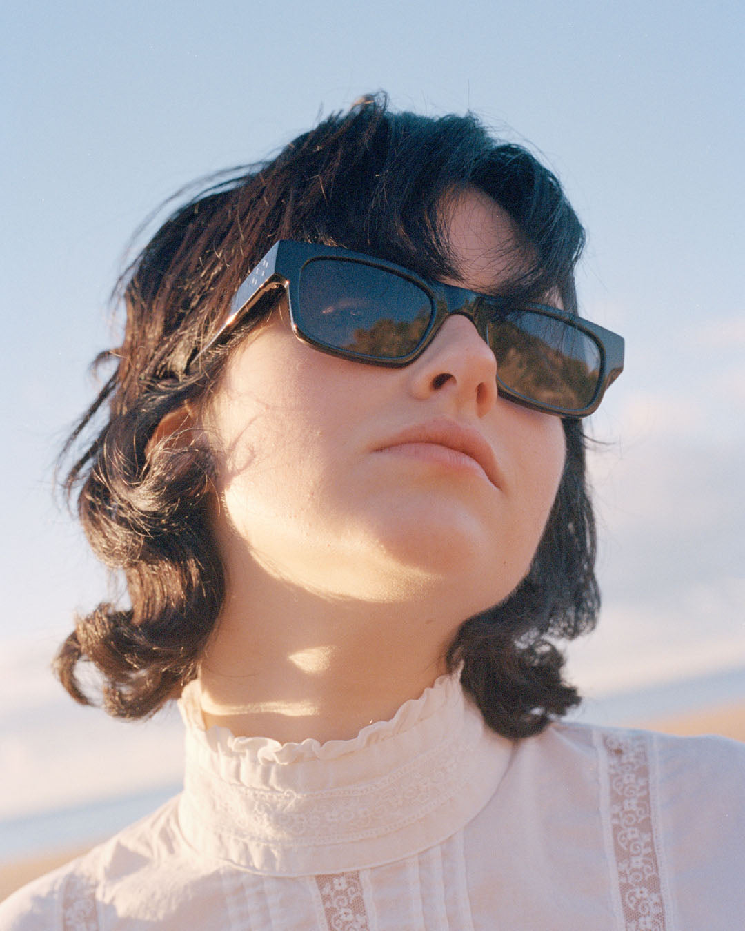Uzi - Tortoise Polished / Green - EPOKHE EYEWEAR Sunglasses #