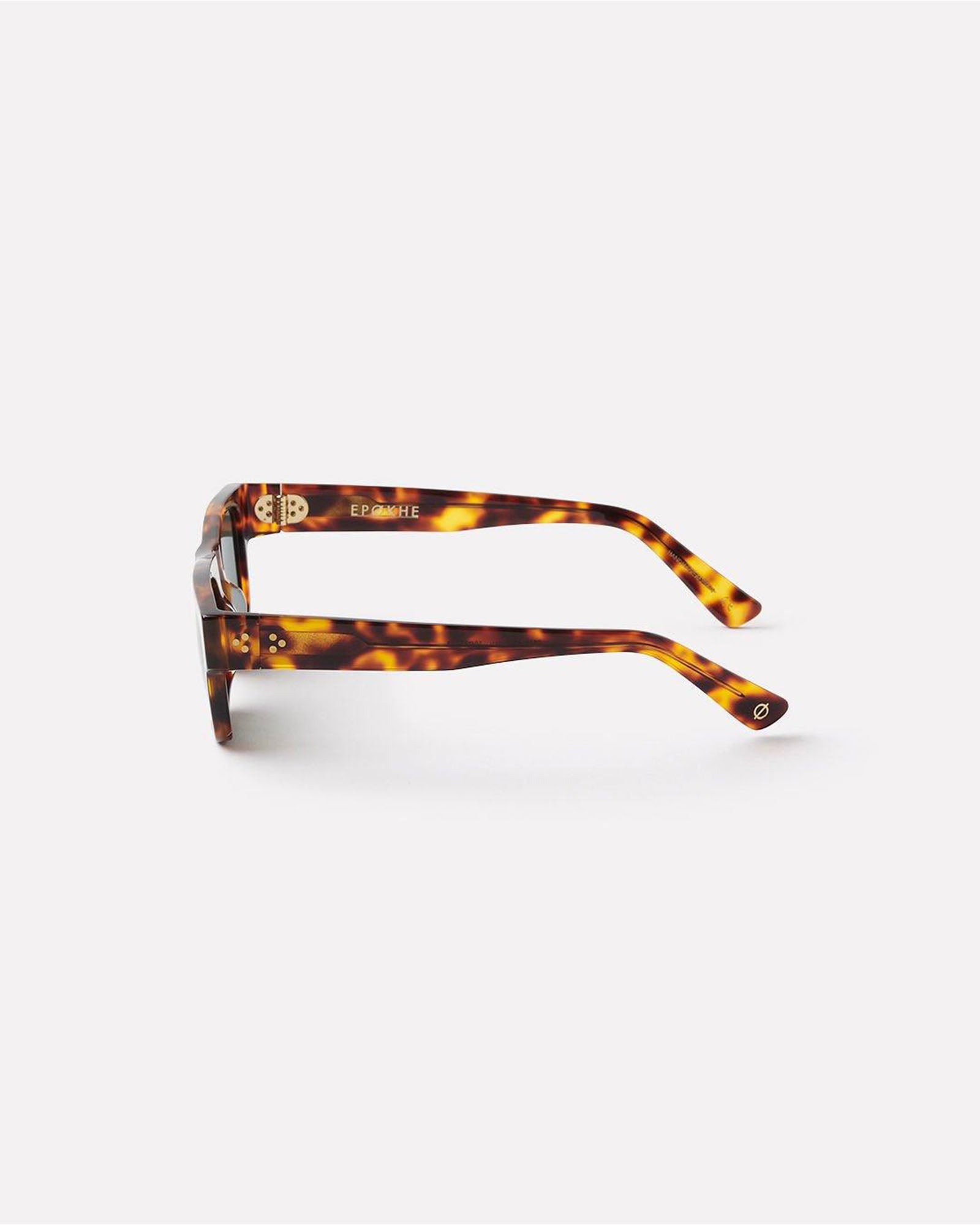 Uzi - Tortoise Polished / Green - EPOKHE EYEWEAR Sunglasses #