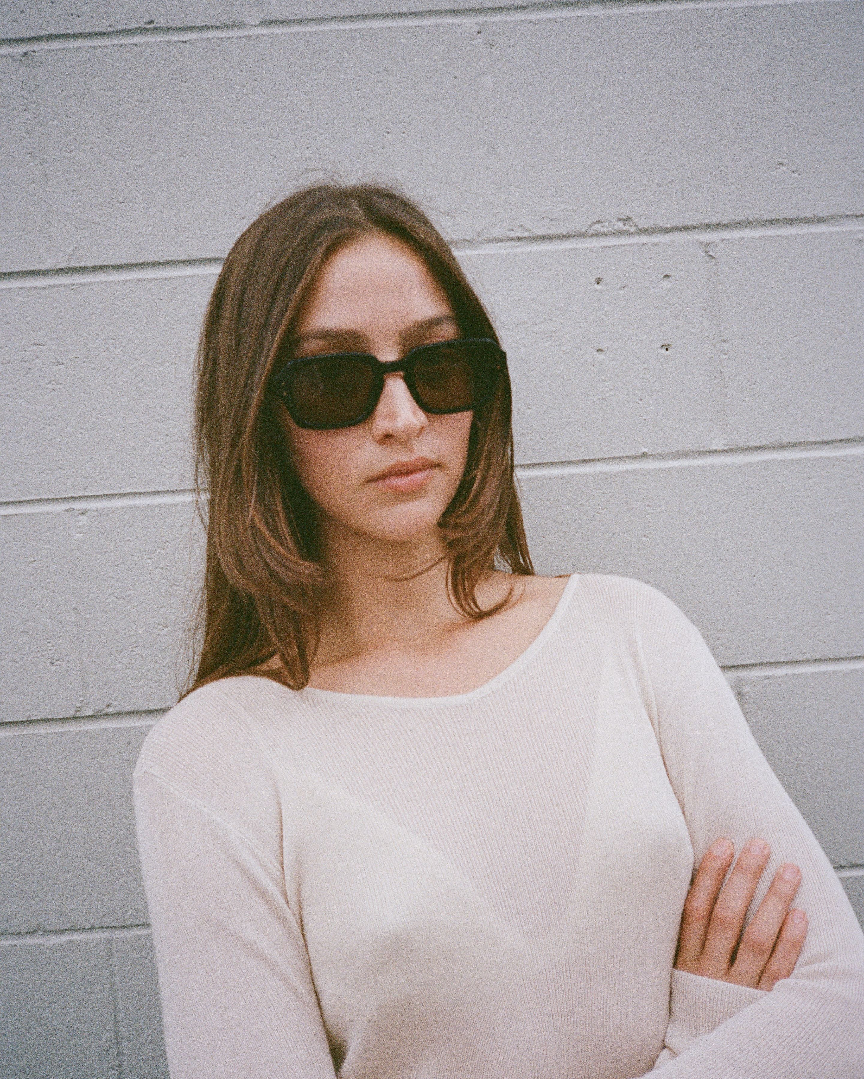 Wilson Sunglasses | Black Polished / Black | Epokhe Eyewear