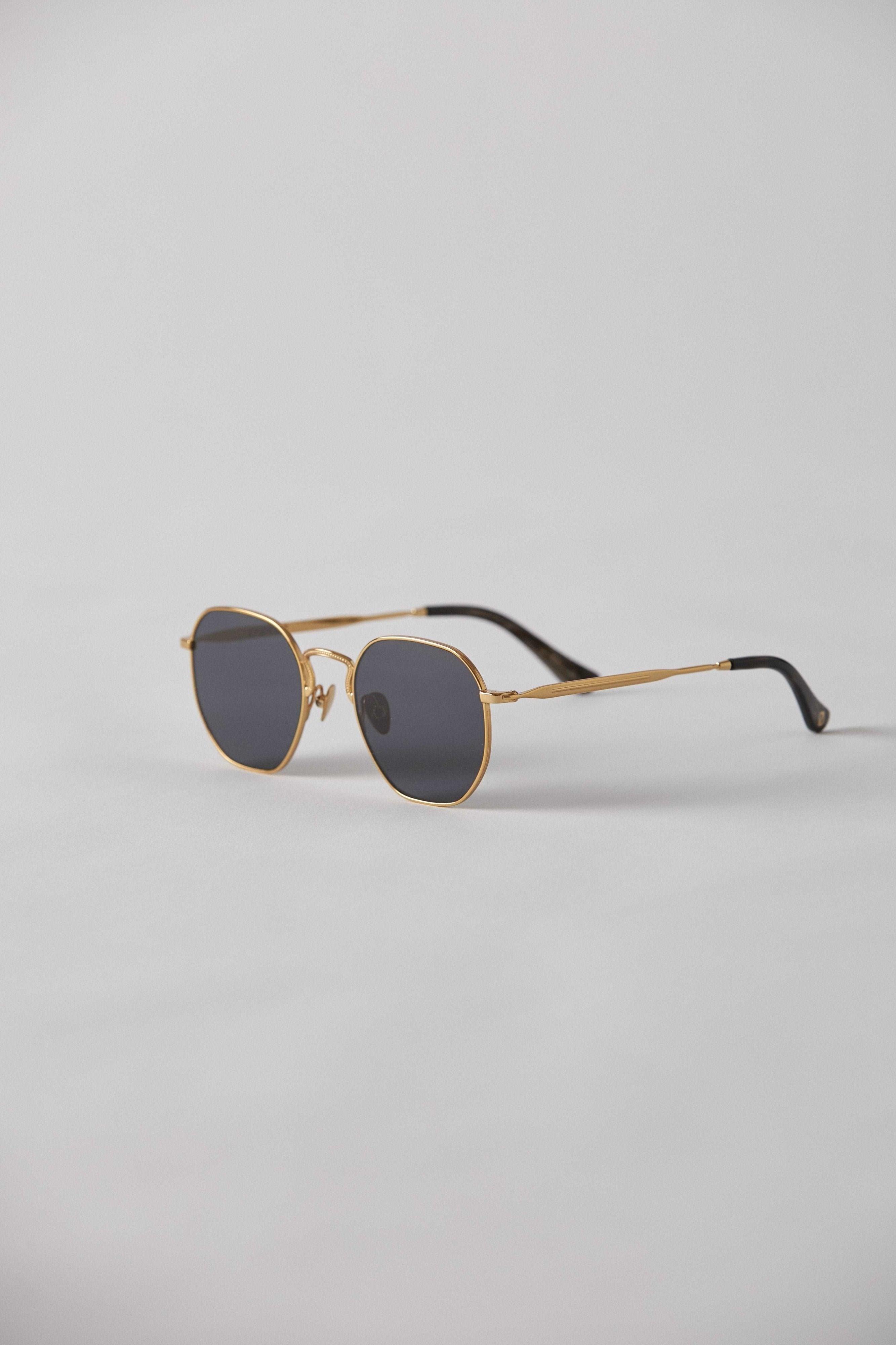 Denz - Gold Polished / Black - EPOKHE EYEWEAR Sunglasses #