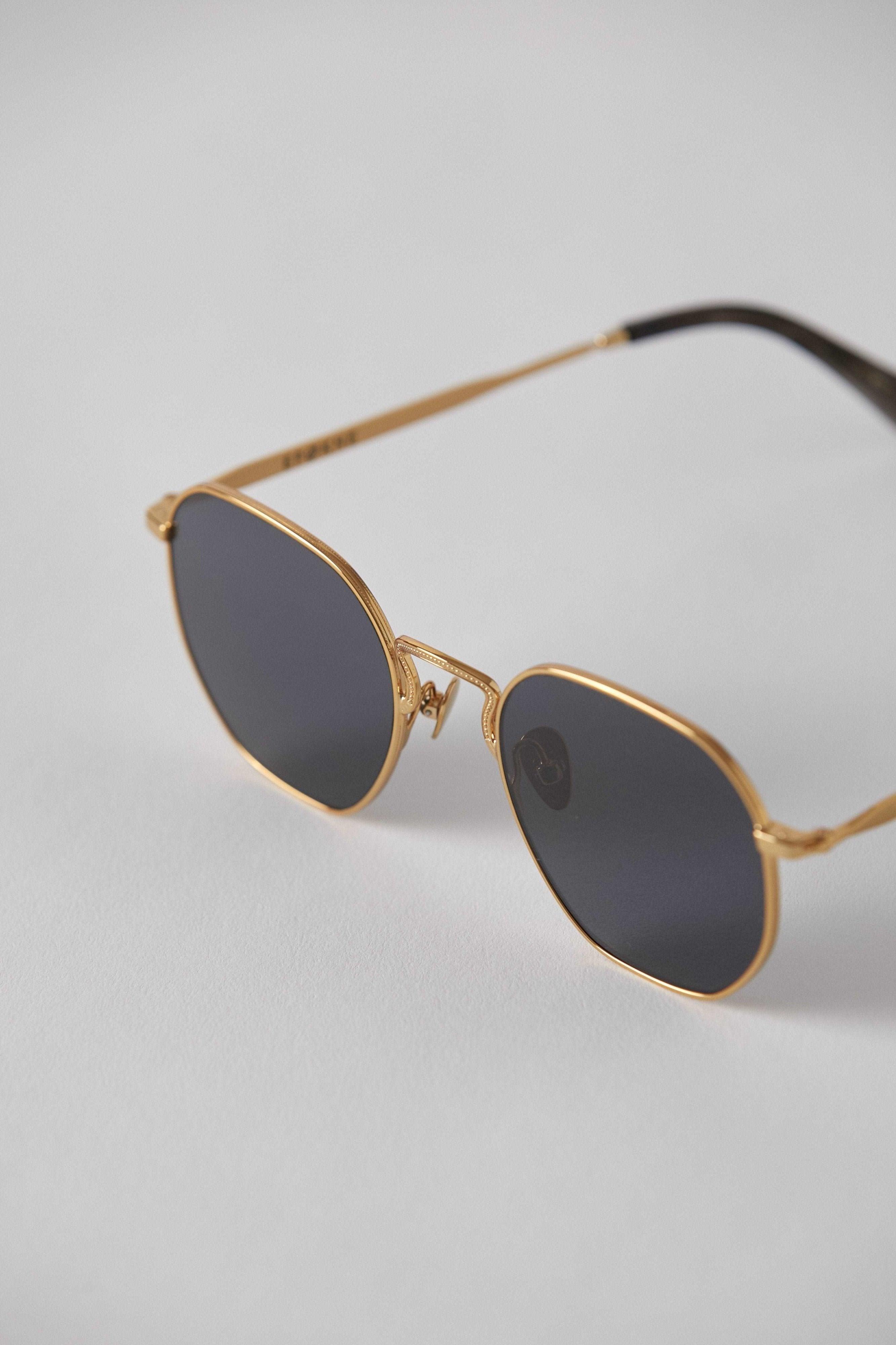 Denz - Gold Polished / Black - EPOKHE EYEWEAR Sunglasses #