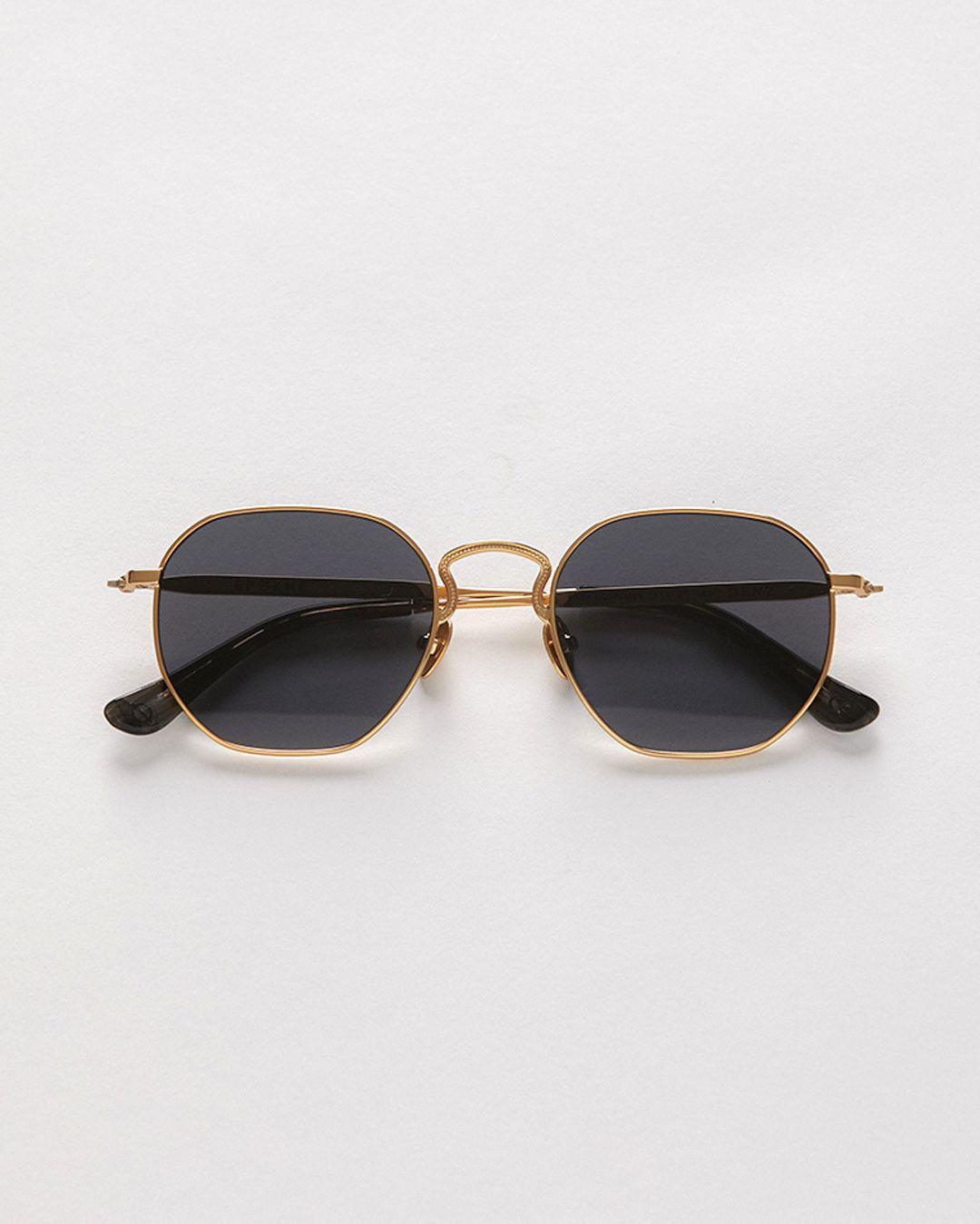 Denz - Gold Polished / Black - EPOKHE EYEWEAR Sunglasses #