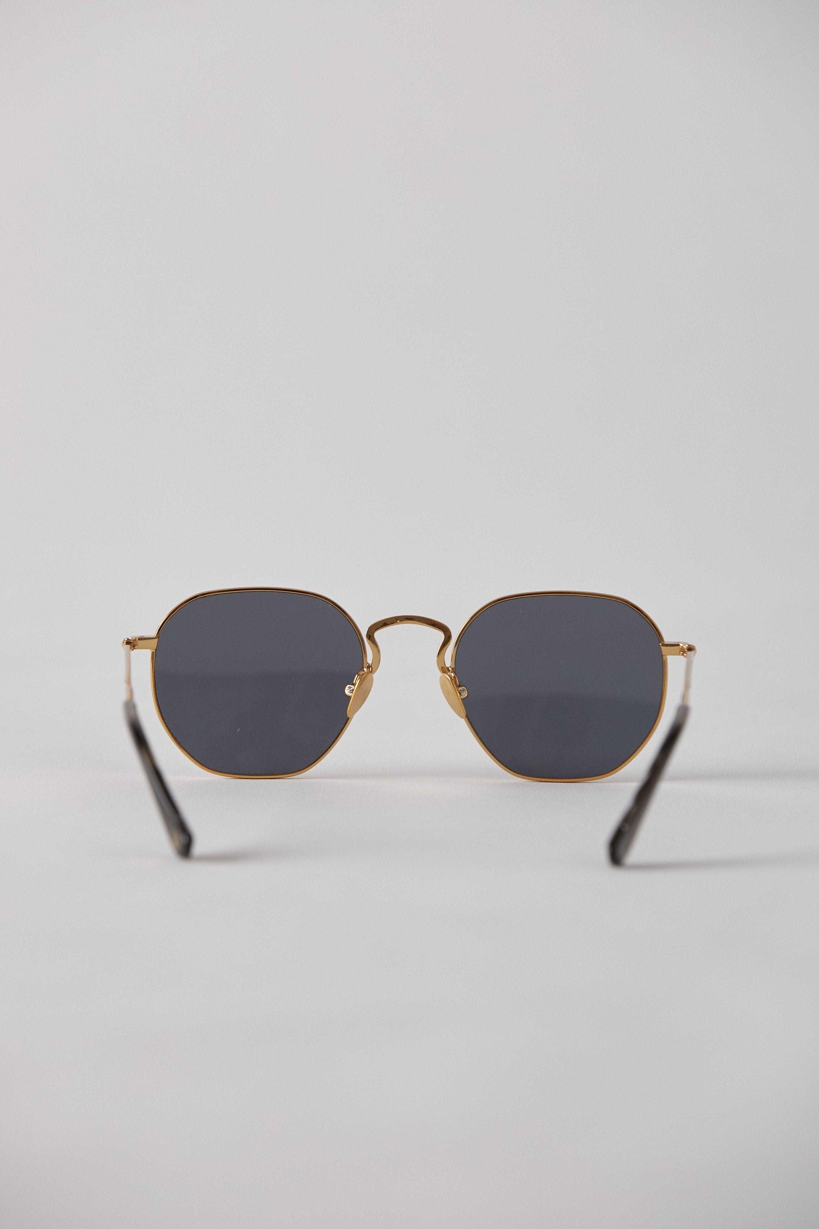 Denz - Gold Polished / Black - EPOKHE EYEWEAR Sunglasses #