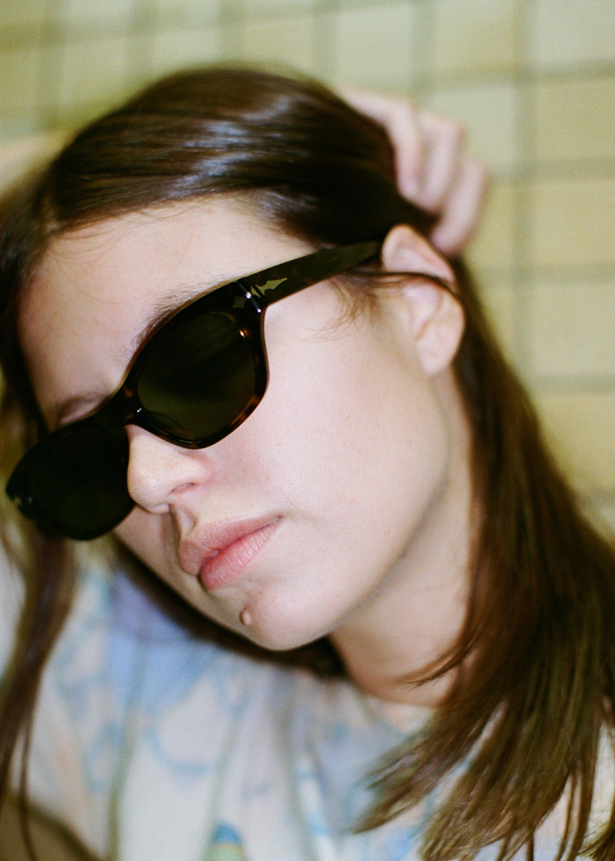Frequency - Tortoise Polished / Green Polarized - Sunglasses - EPOKHE EYEWEAR
