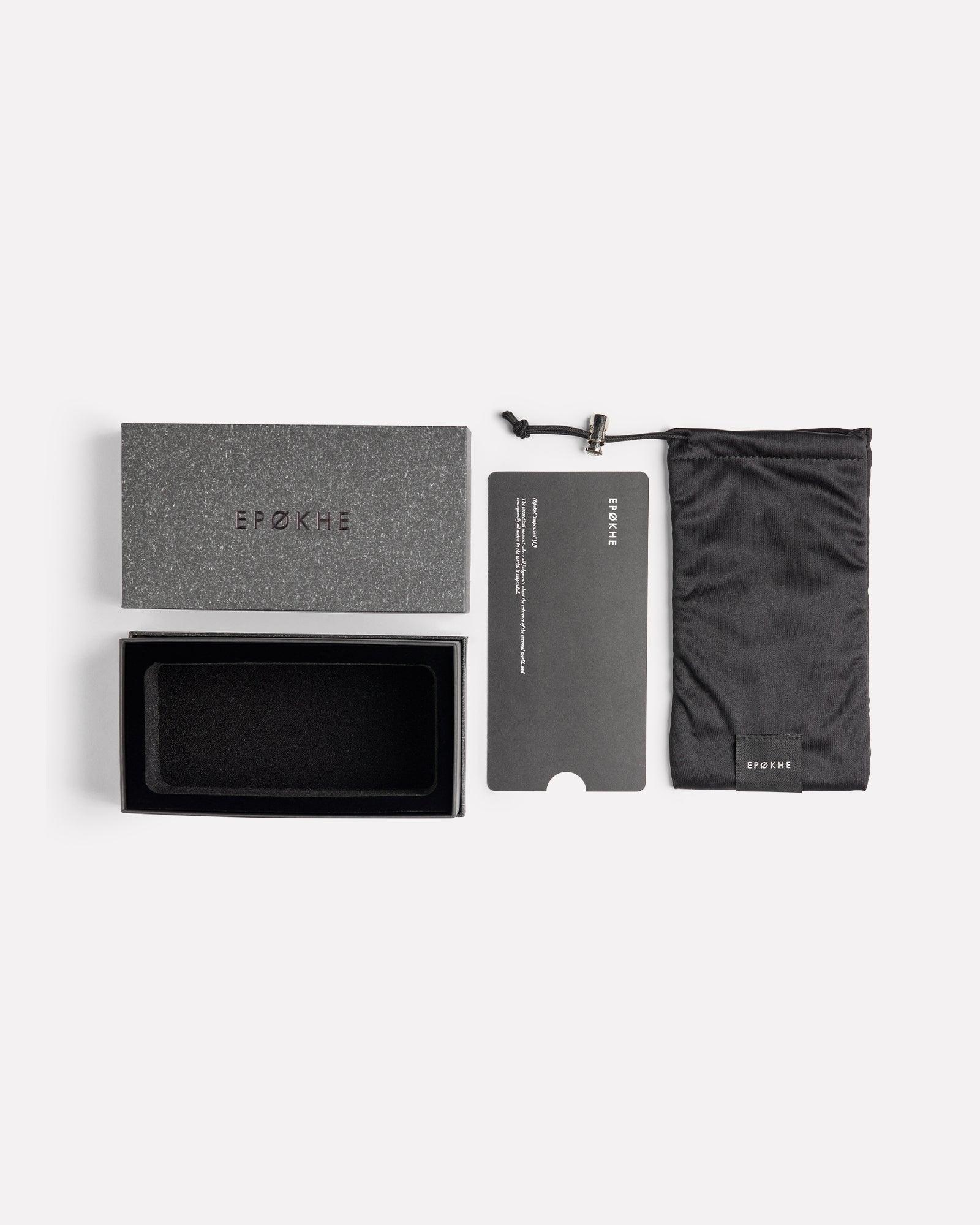 Pano Sunglasses | Black Polished / Black Polarized | Epokhe Eyewear