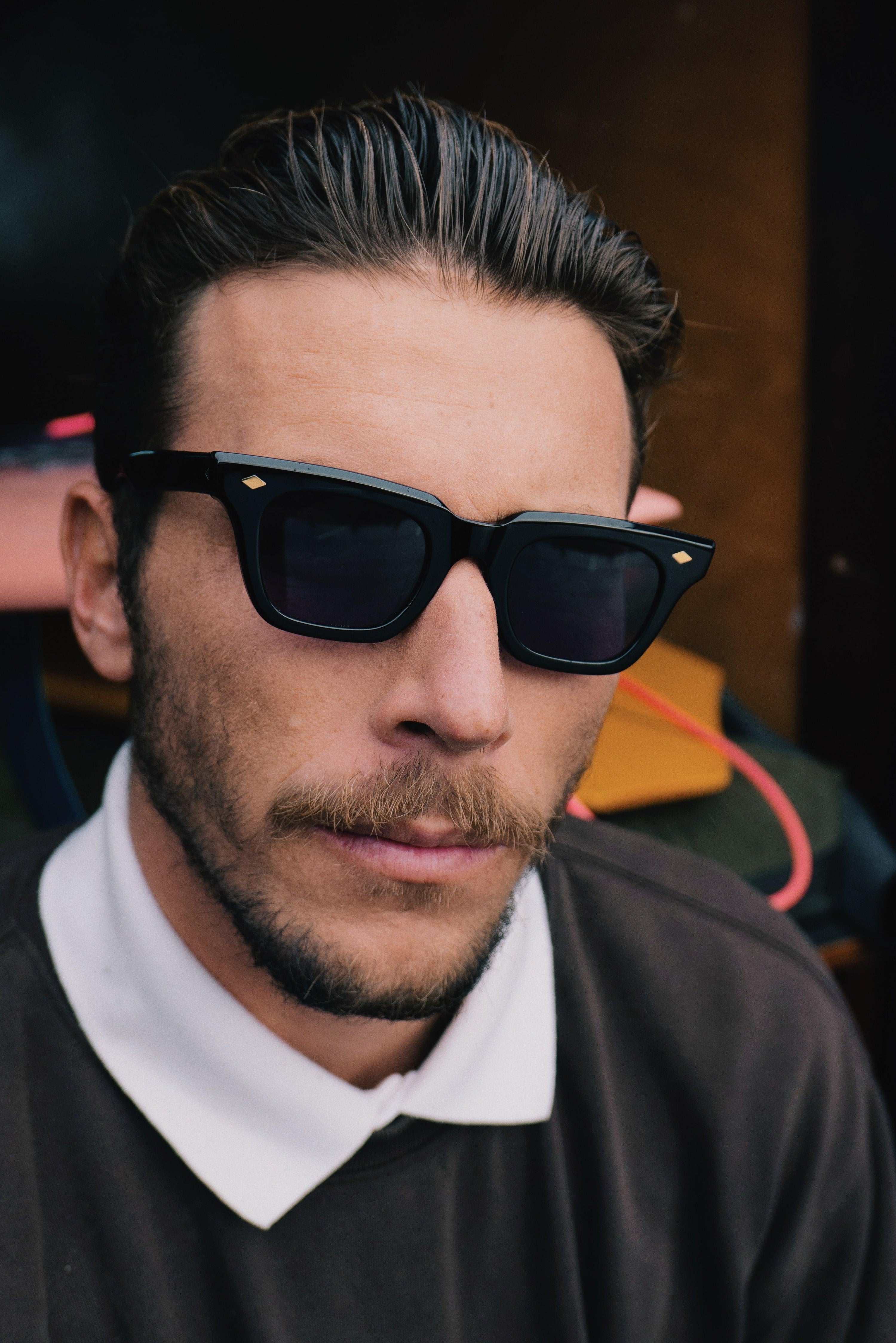 Stereo - Black Polished / Black - Sunglasses - EPOKHE EYEWEAR