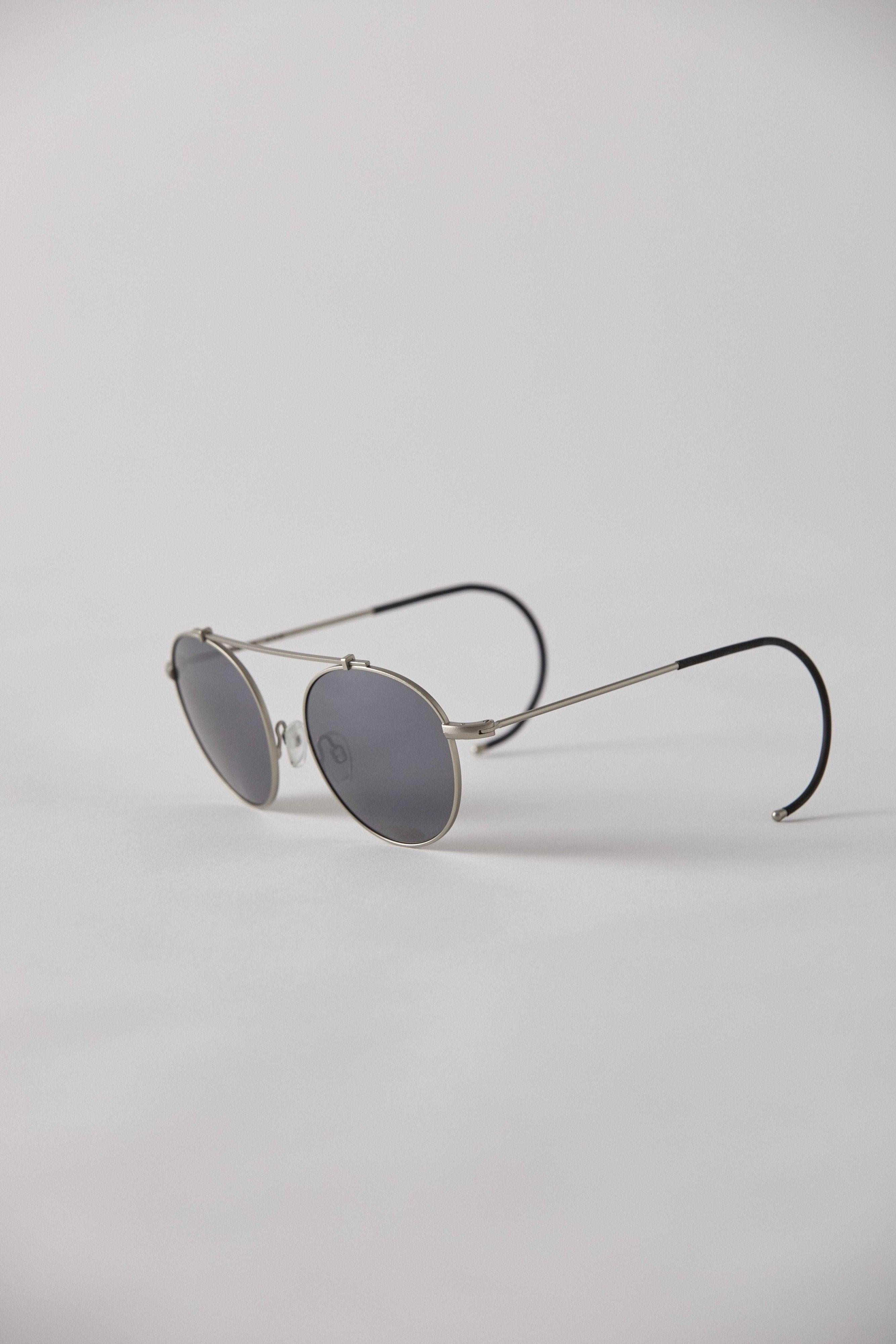 Xoa - Silver Matte / Grey Chrome - EPOKHE EYEWEAR Sunglasses #
