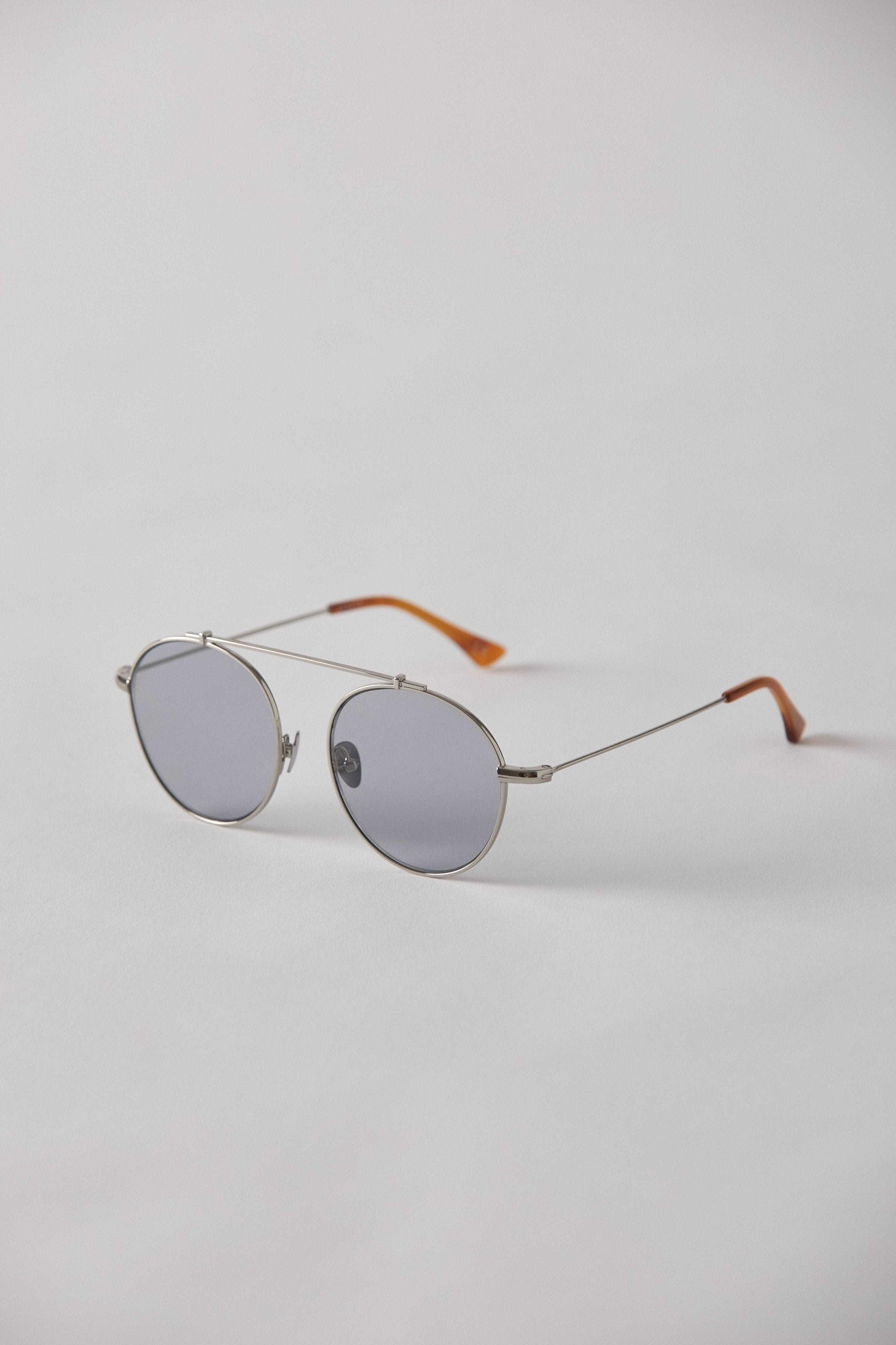Xoa - Silver Polished / Light Grey - EPOKHE EYEWEAR Sunglasses #
